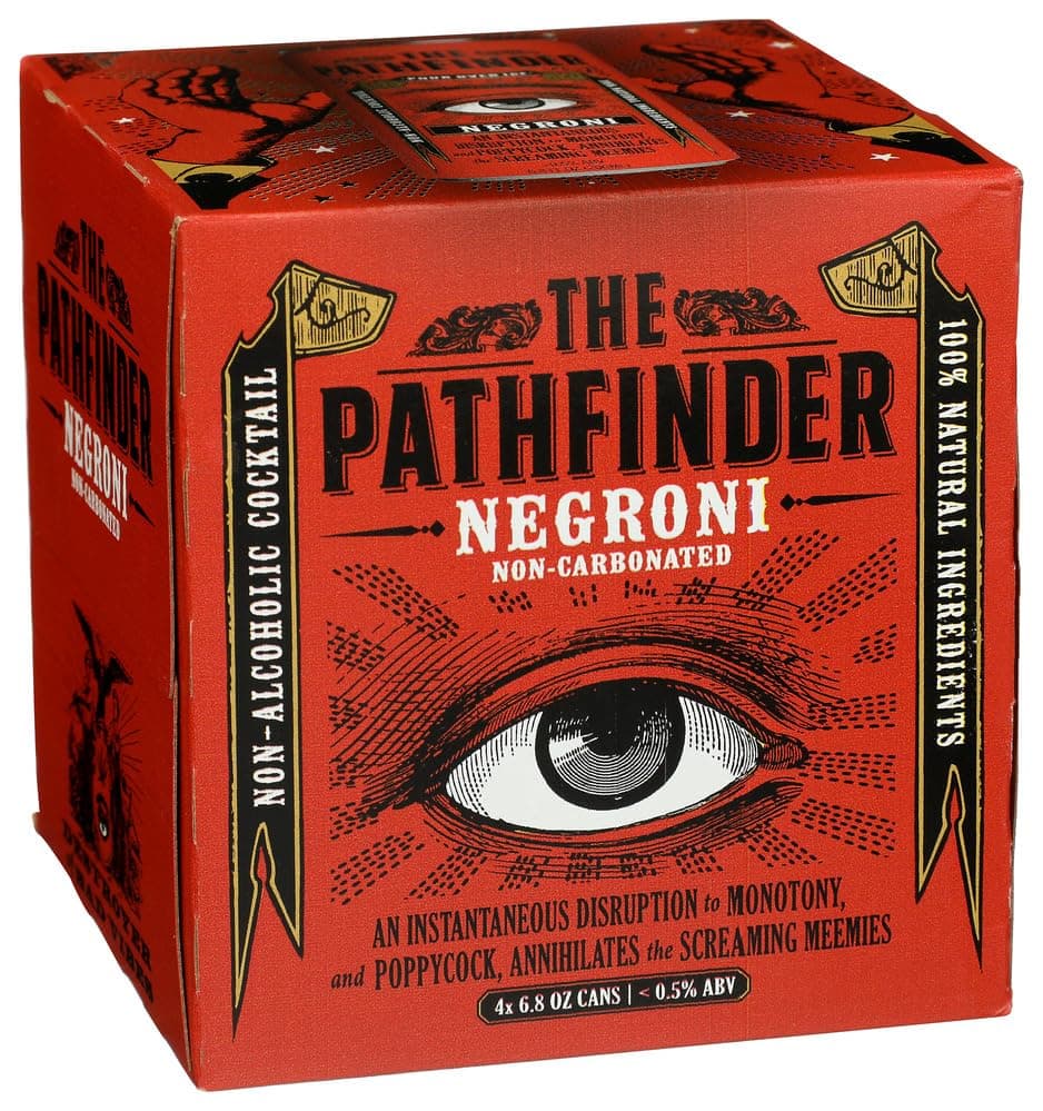 The Pathfinder Non-Alcoholic Negroni Cocktail 4 Pack, 6.8 Fl Oz thumbnail 3