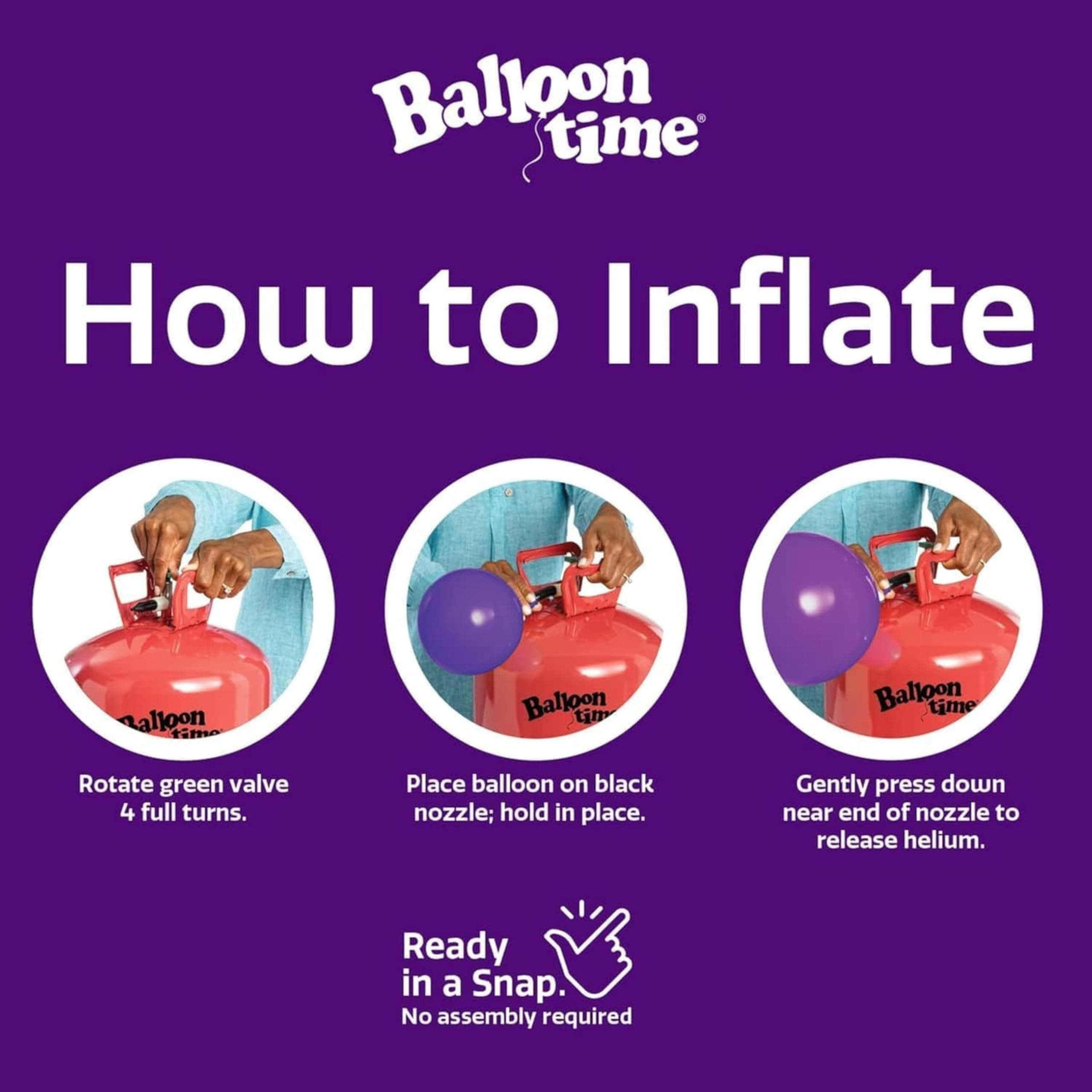 Helium Tank for Balloons At Home Disposable Helium Tank 14.9 cu.ft for Party, Birthday thumbnail 4