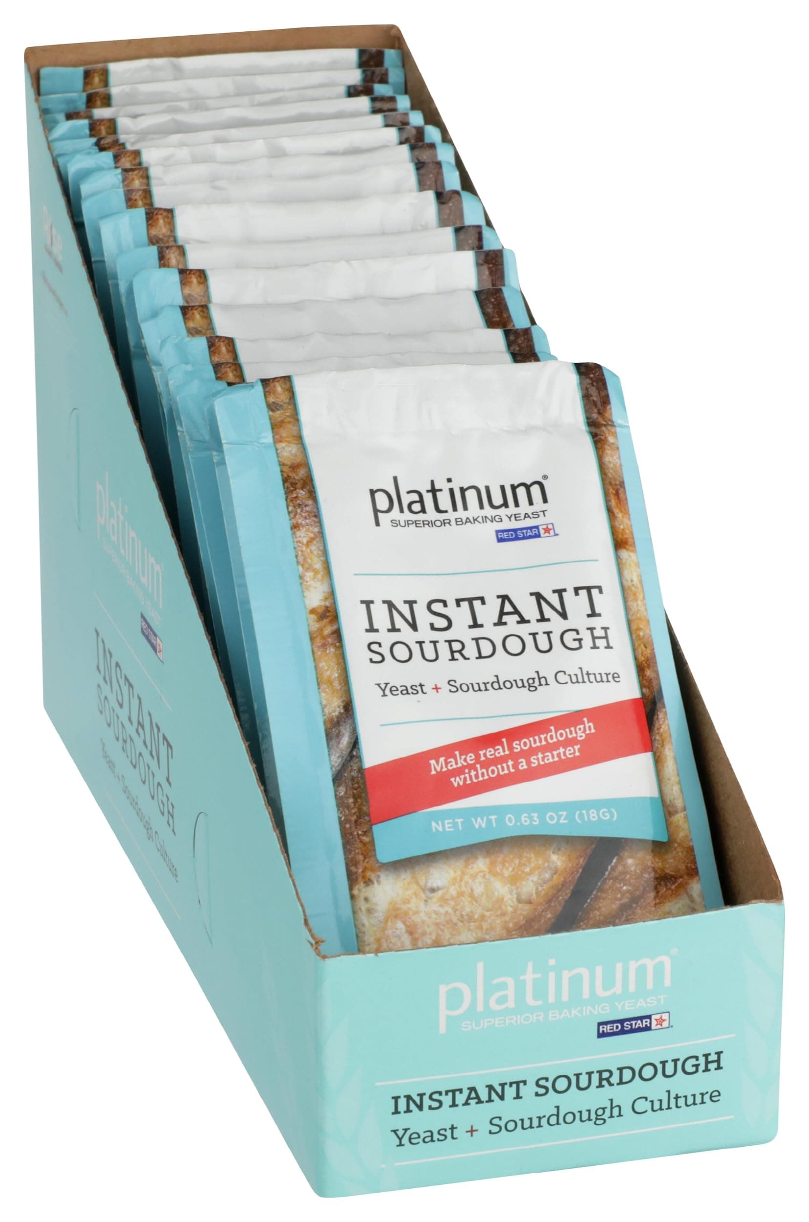 Red Star Platinum Instant Sourdough Yeast, 0.63 Ounces (Pack Of 20) thumbnail 2