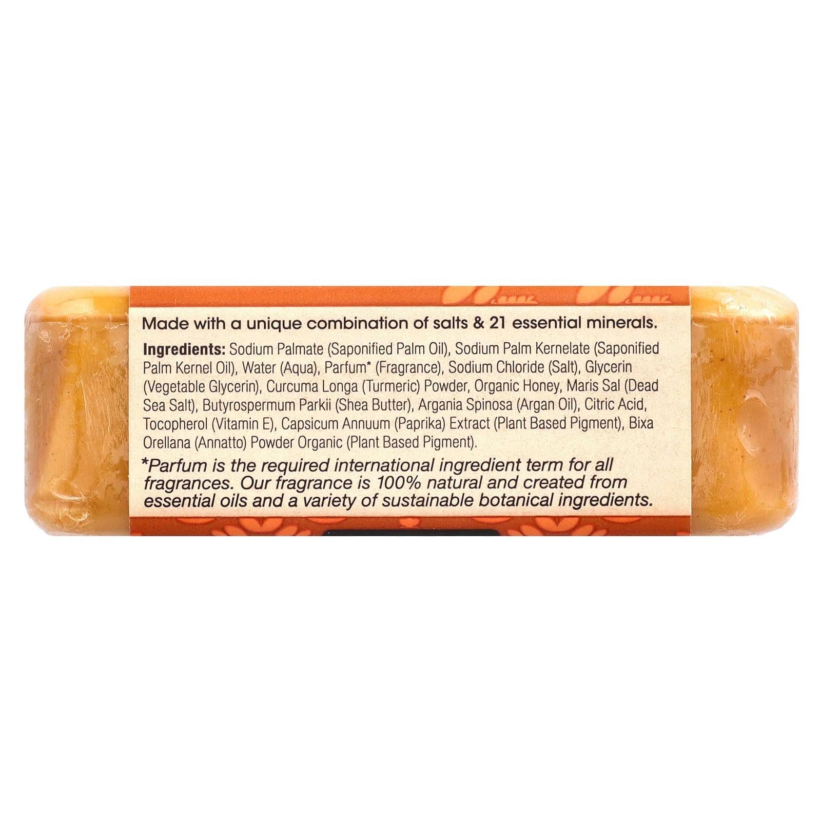One With Nature Soap Bar Turmeric Honey, 7 oz thumbnail 2