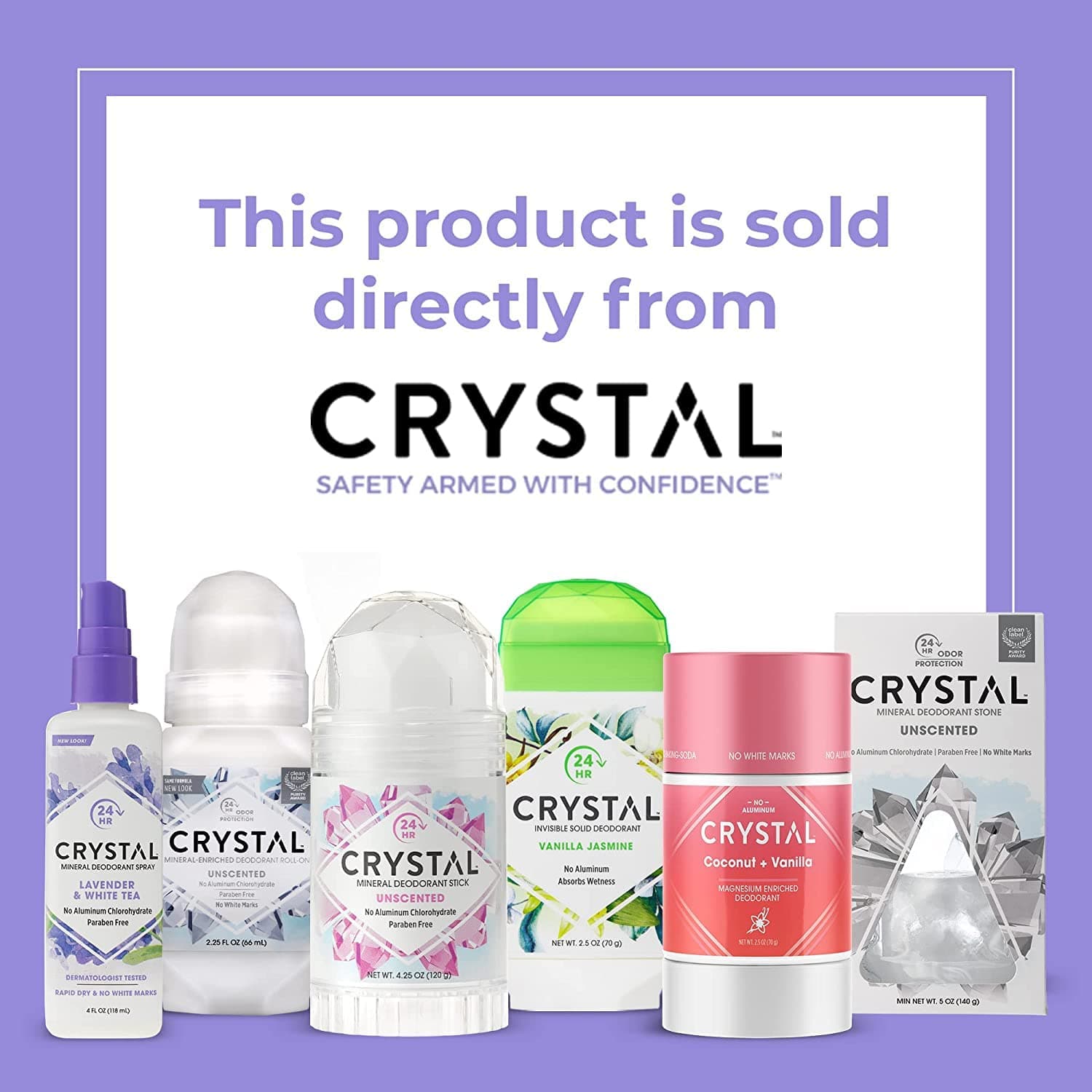 Crystal Mineral Deodorant Roll-On, Vanilla Jasmine, 2.25 fl oz thumbnail 7