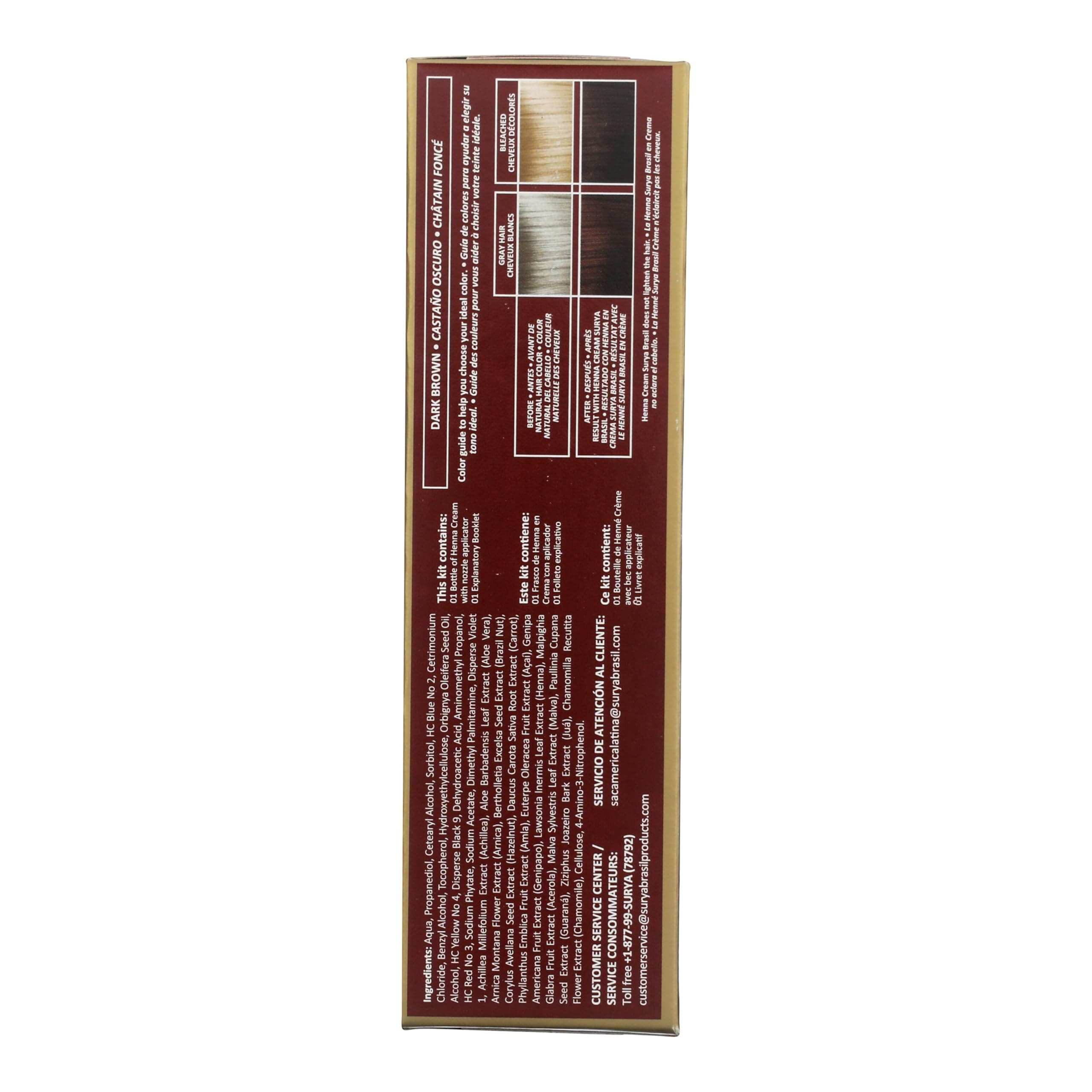 Surya Brasil Henna Dark Brown Cream - 2.37 Ounce thumbnail 2