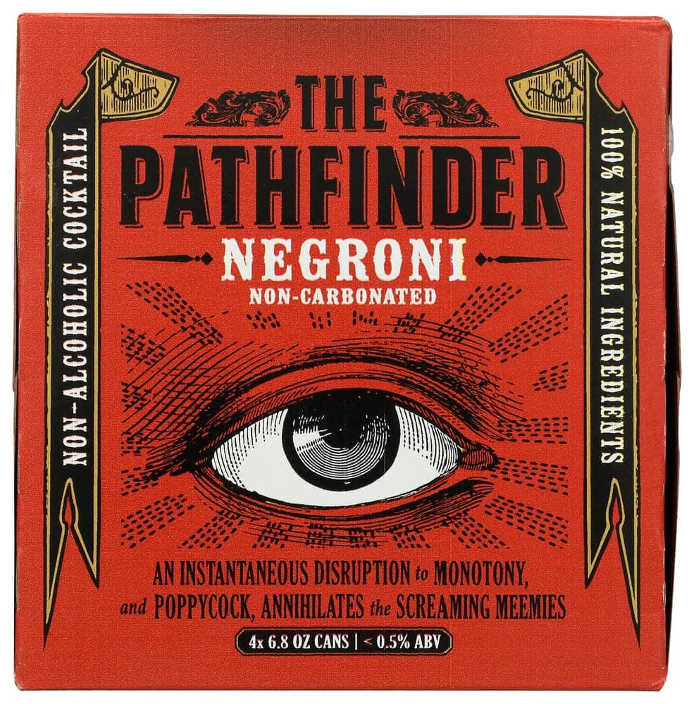 The Pathfinder Non-Alcoholic Negroni Cocktail 4 Pack, 6.8 Fl Oz thumbnail 4