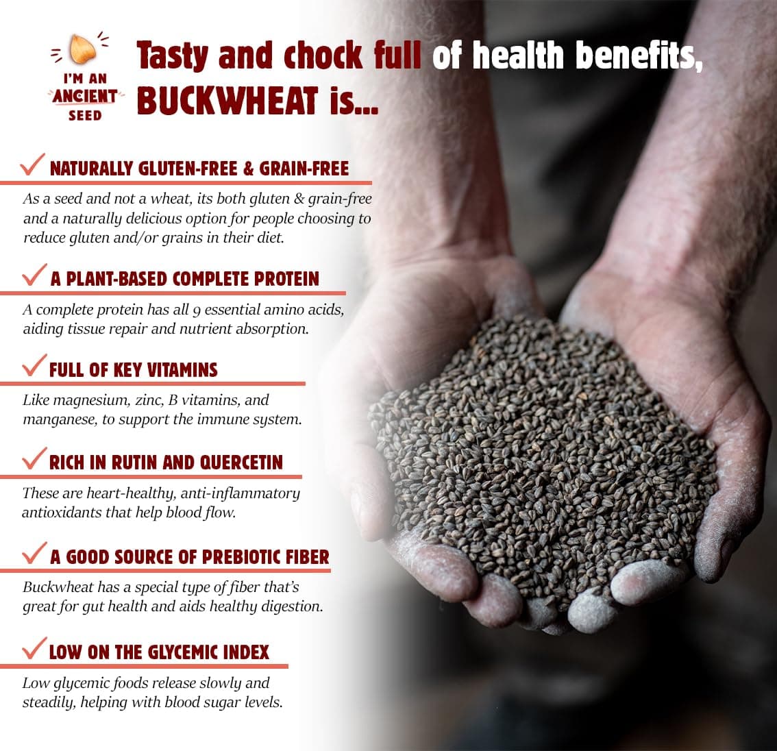 Better with Buckwheat Everything Crackers - Gluten-Free Crackers, Healthy Snack Crackers, Grain-Free, Non-GMO, Sugar-Free - Pair with Cheese, Hummus & Dips thumbnail 6
