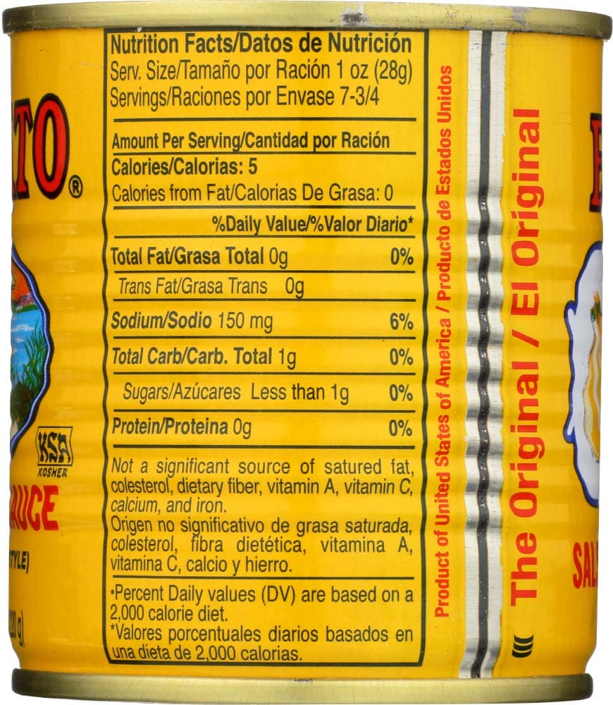 El Pato Sauce Hot Tomato 7.75 Oz thumbnail 4