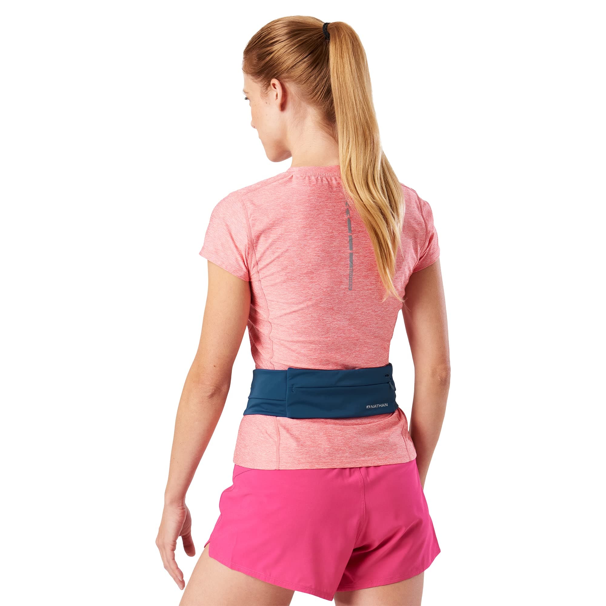 Nathan Running Belt Adjustable Fit Zipster, Zippered, Weather-Resistant Pocket & Two Quick-Stash Pockets for Running Gear, Running Fanny Pack, Walking, Hiking, Gym thumbnail 5