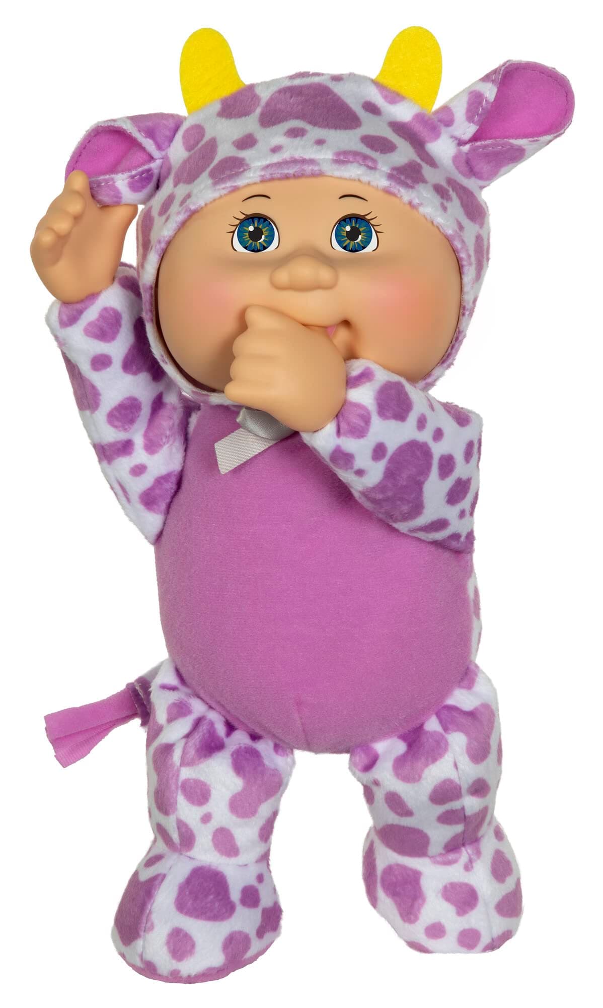 Cabbage Patch Kids Farm Friends 3-Pack - 9 Inch CPK Dolls - Collectible Cuties - Features Bernadette The Cow, Delaney The Duck, Winnie The Pig - Thumb-Sucking Helper CPK - Amazon Exclusive thumbnail 3
