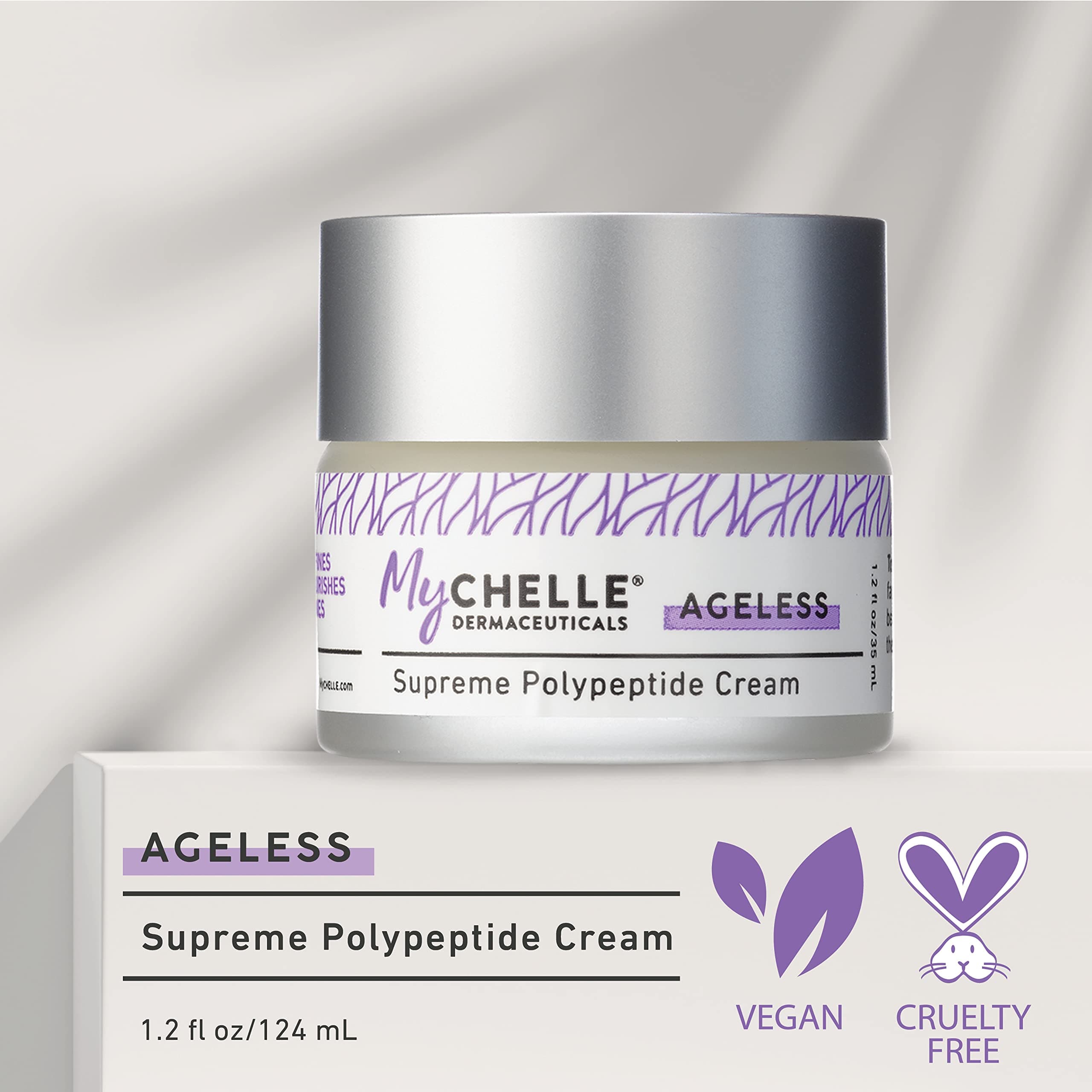 MyCHELLE Dermaceuticals Supreme Polypeptide Cream (1.2 Fl Oz) - Recontouring Anti-Aging Cream with Powerful Peptides, Help Lift & Revive Skin, Help to Reduce the Appearance of Fine Lines and Wrinkles thumbnail 2