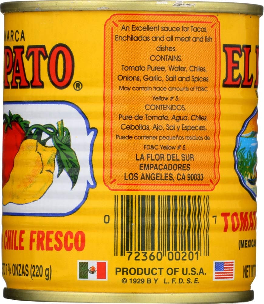 El Pato Sauce Hot Tomato 7.75 Oz thumbnail 2