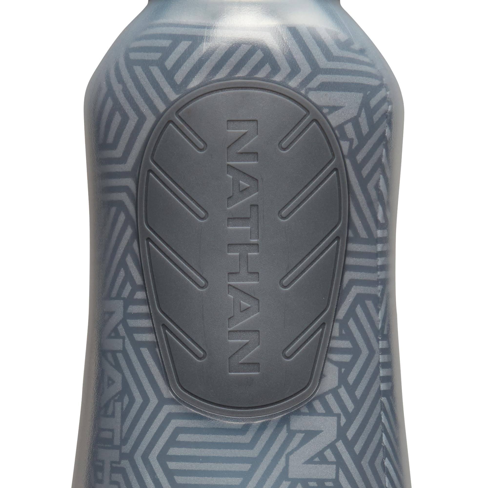 Nathan SpeedDraw 2 Insulated Handheld Running Water Bottle Flask – Double-Wall Insulation, Ergonomic Grip, Blast Valve Cap, Phone & Key Storage Pockets, Reflective Design - 18oz, Deep Blue thumbnail 6
