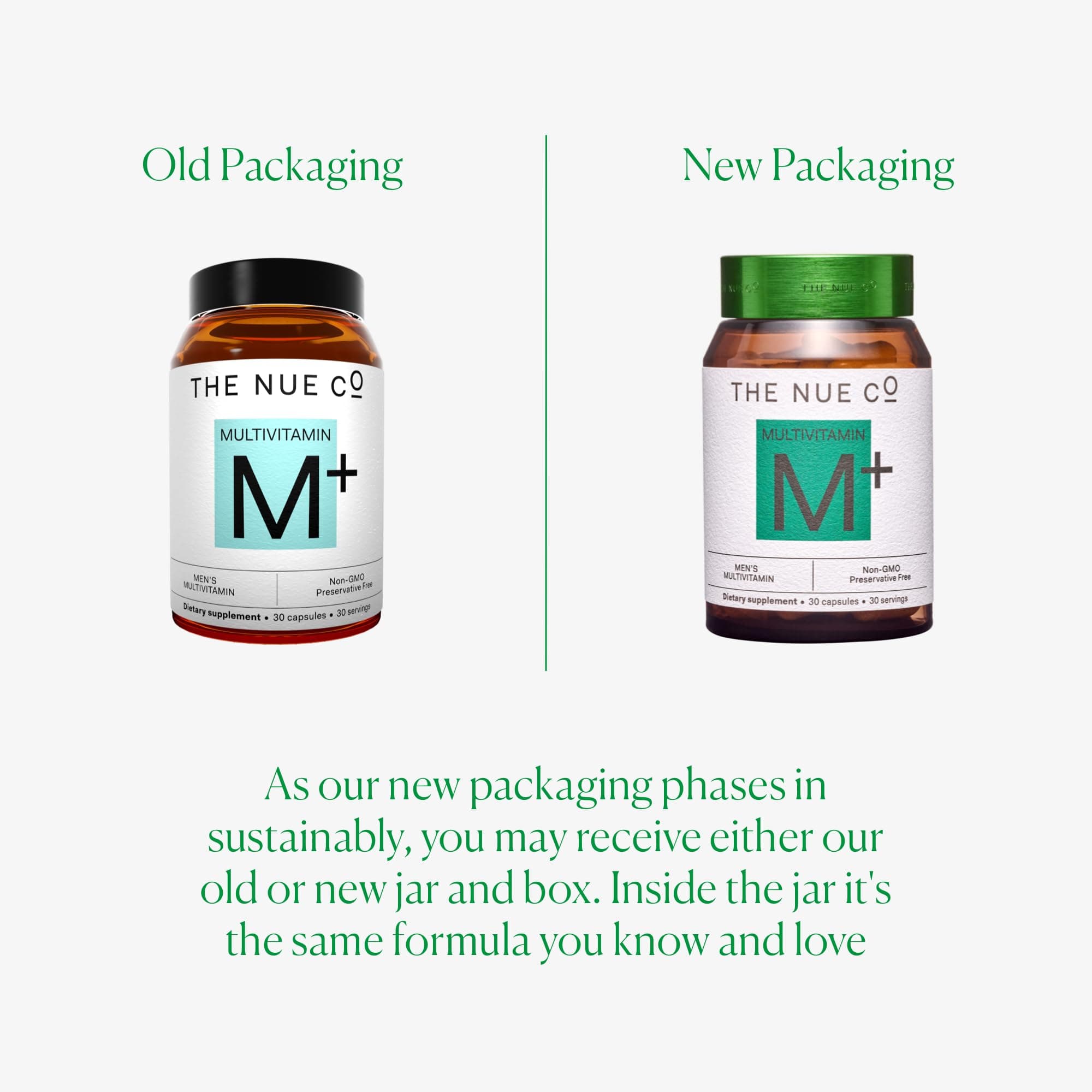 The Nue Co. MEN'S MULTI VITAMIN Supplement, Supports Energy, Immunity, Focus, Vegan, Gluten Free, 30 Capsules thumbnail 5