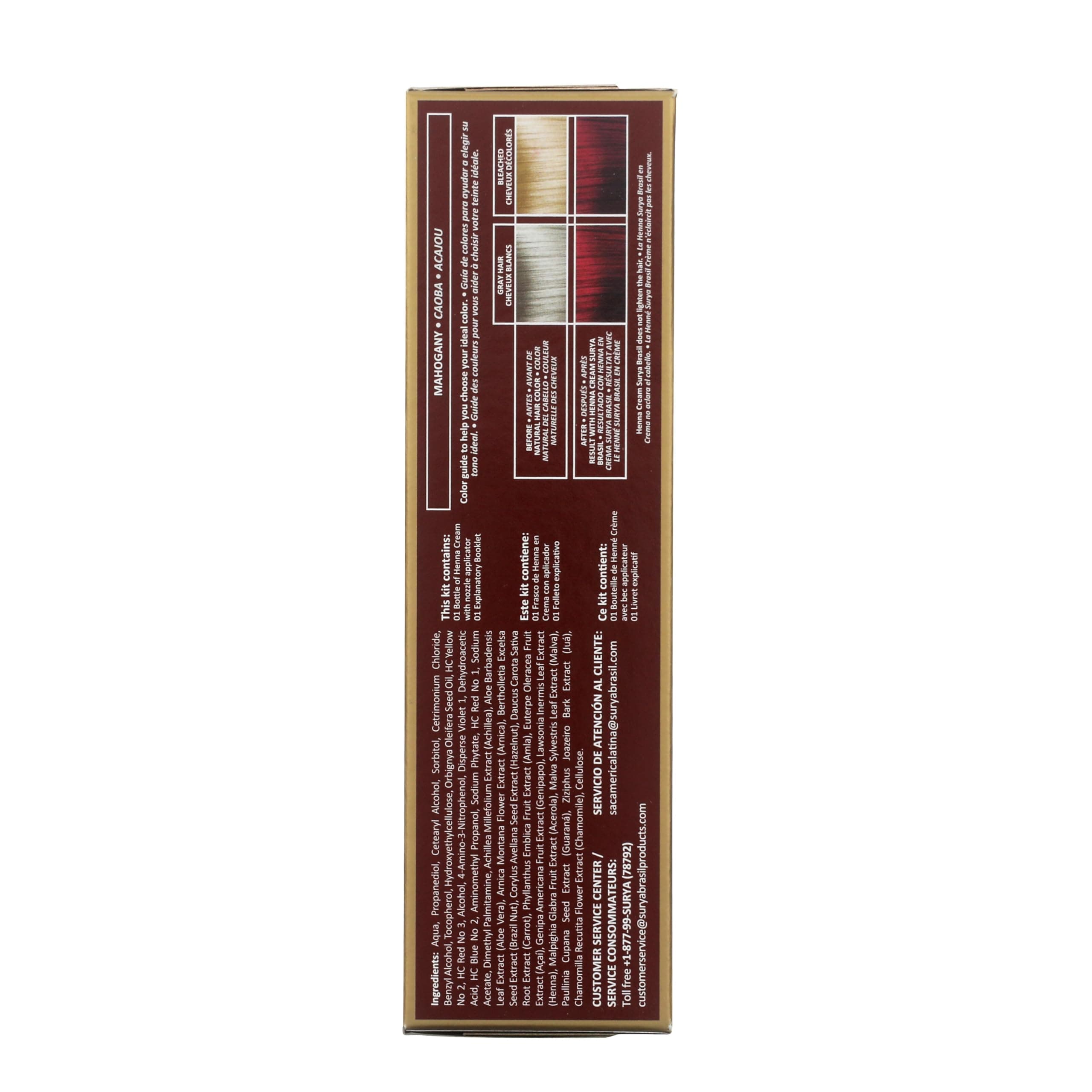 Surya Brasil Products Henna Cream, Mahogany, 2.37 Fluid Ounce thumbnail 2