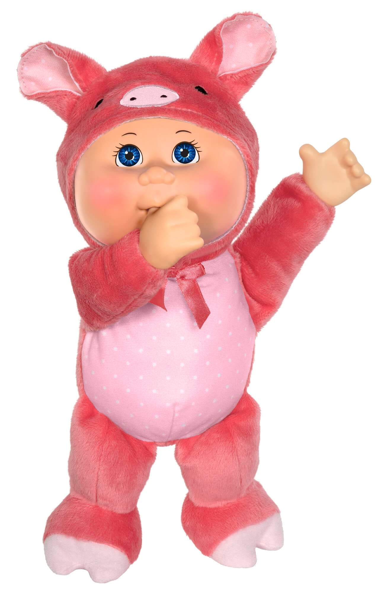 Cabbage Patch Kids Farm Friends 3-Pack - 9 Inch CPK Dolls - Collectible Cuties - Features Bernadette The Cow, Delaney The Duck, Winnie The Pig - Thumb-Sucking Helper CPK - Amazon Exclusive thumbnail 5