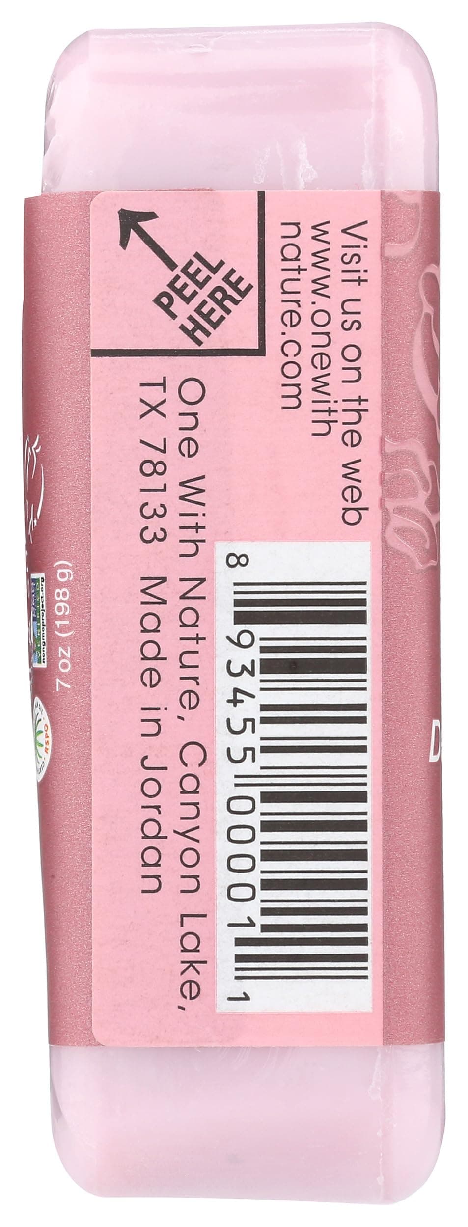 One With Nature Rose Petal Bar Soap, 7 OZ thumbnail 5