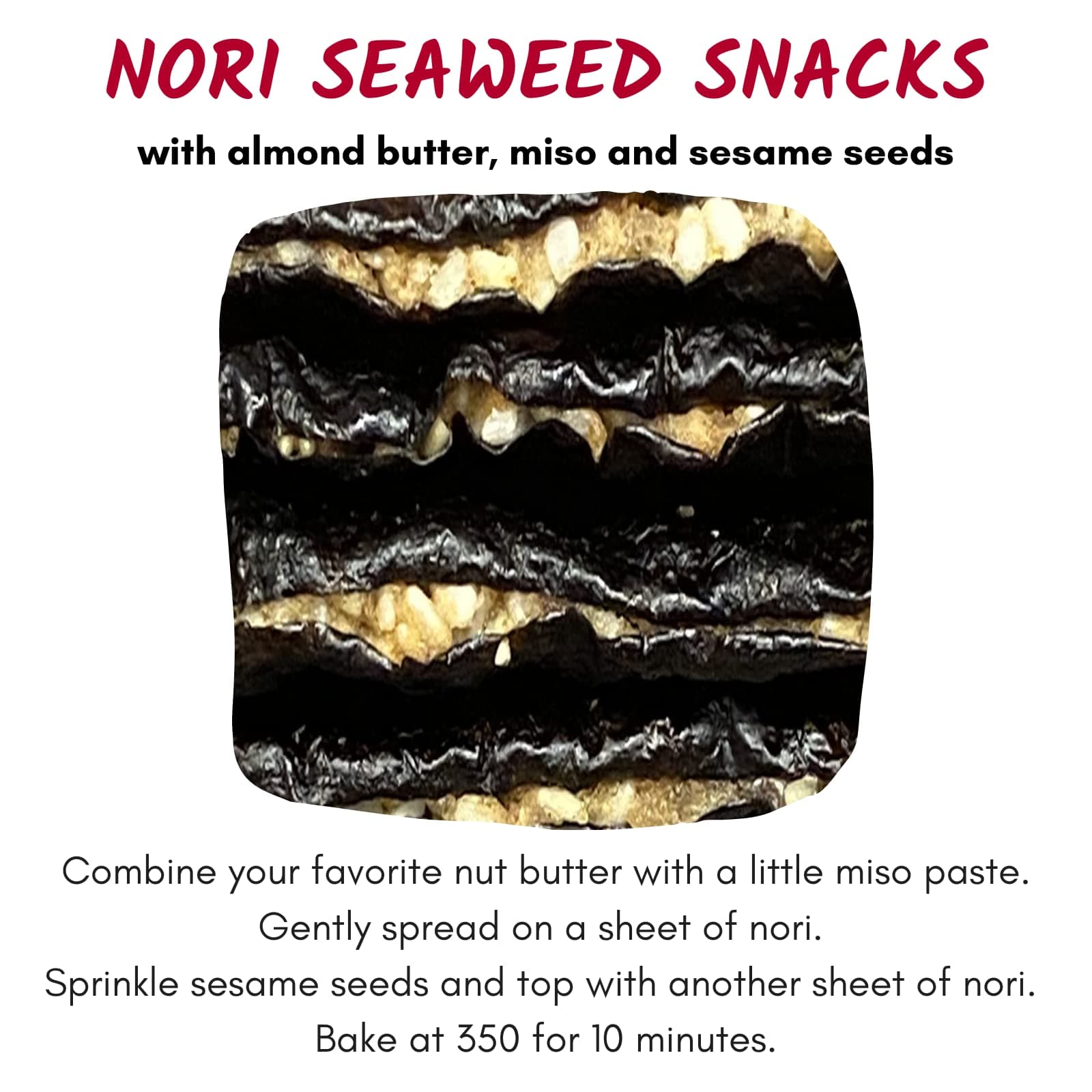 Emerald Cove Organic Toasted Nori, Dried Seaweed Sheets for Sushi, Kimbap, Onigiri, Musubi, Product of Korea, Resealable Bag, 10 Sheets (1 pack) thumbnail 5