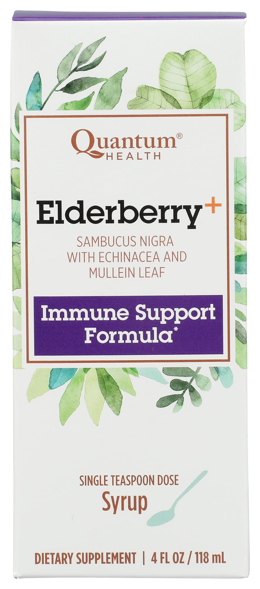 Quantum Elderberry-C Syrup, 4 oz