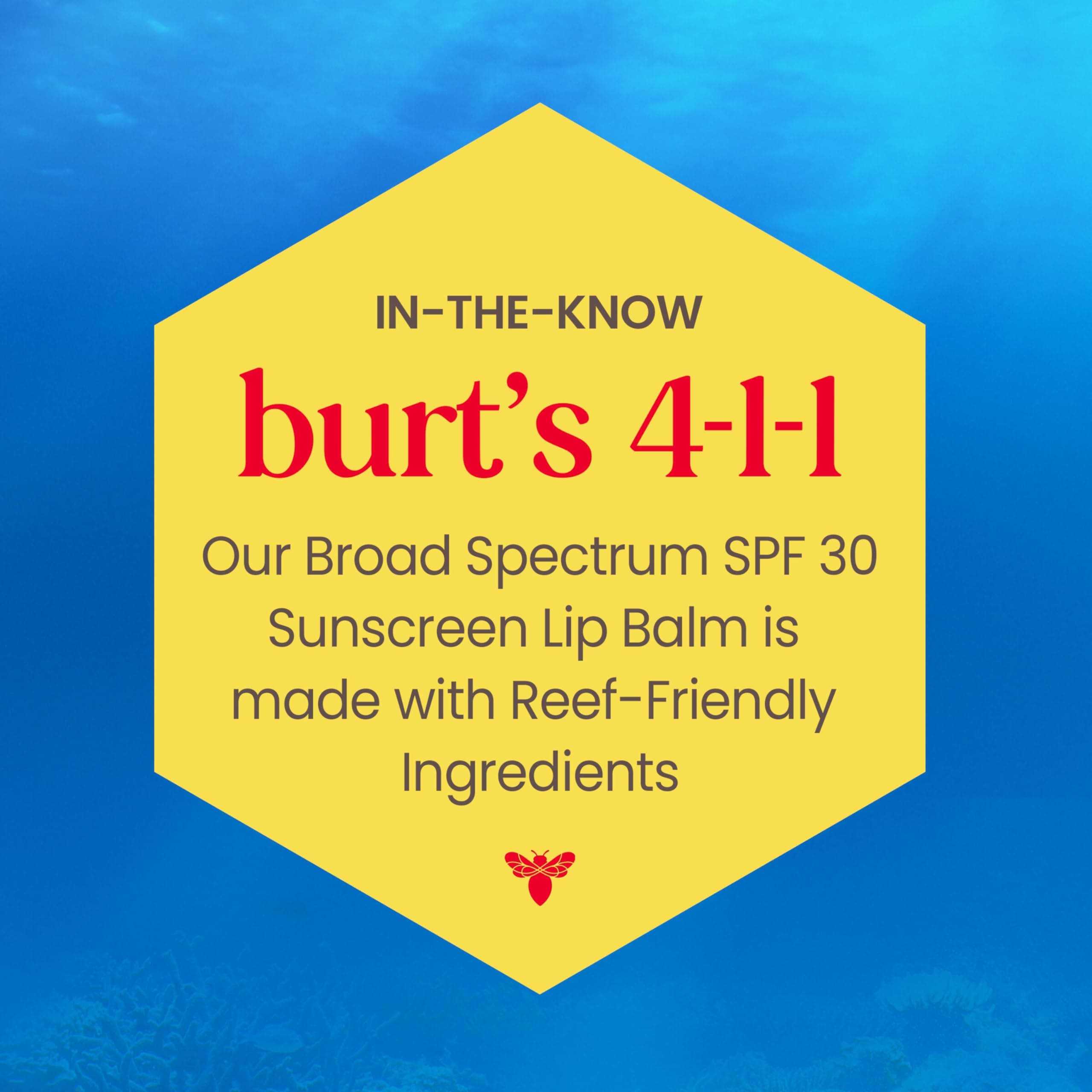 Burt’s Bees SPF 30 Lip Balm, Beaches and Cream, Water-Resistant Sun Care, Nano-Free Zinc Oxide Formula, Natural Origin Conditioning Lip Treatment, 3 Tubes, 0.15 oz. thumbnail 5