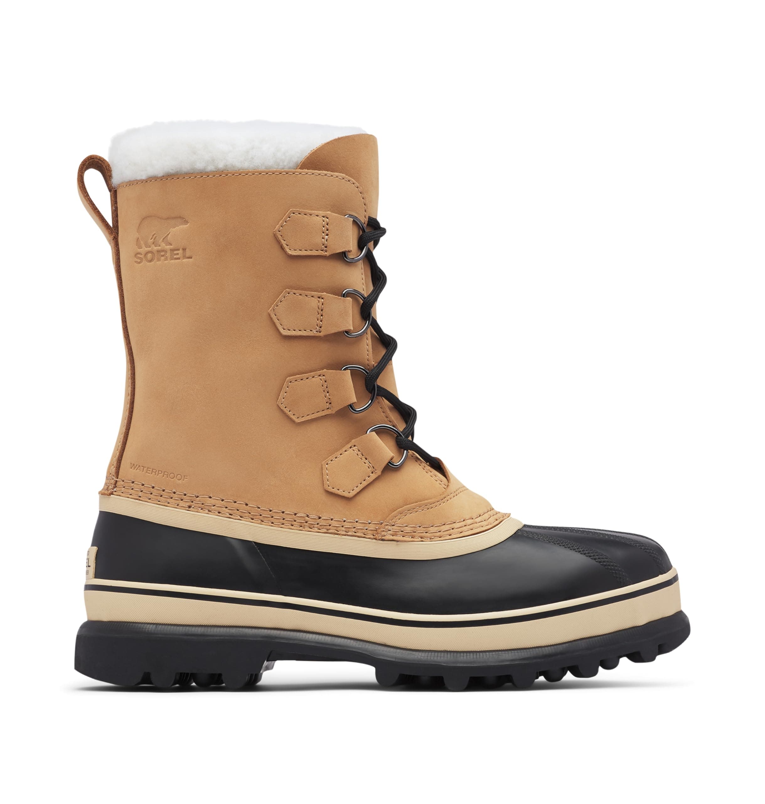 SOREL Men's Caribou Waterproof Boot - Buff - Size 12 thumbnail 2