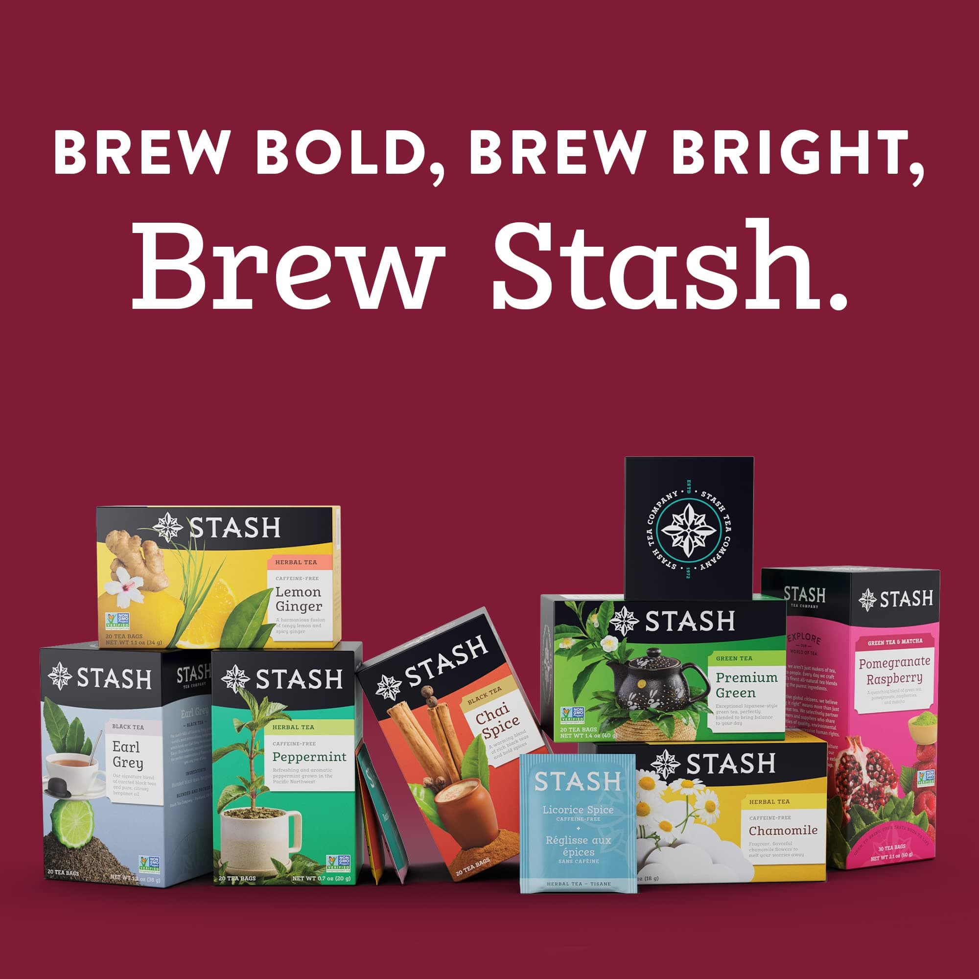 Stash Tea Decaf Chai Spice Black Tea - Decaf, Non-GMO Project Verified Premium Tea with No Artificial Ingredients, 18 Count (Pack of 6) - 108 Bags Total thumbnail 5
