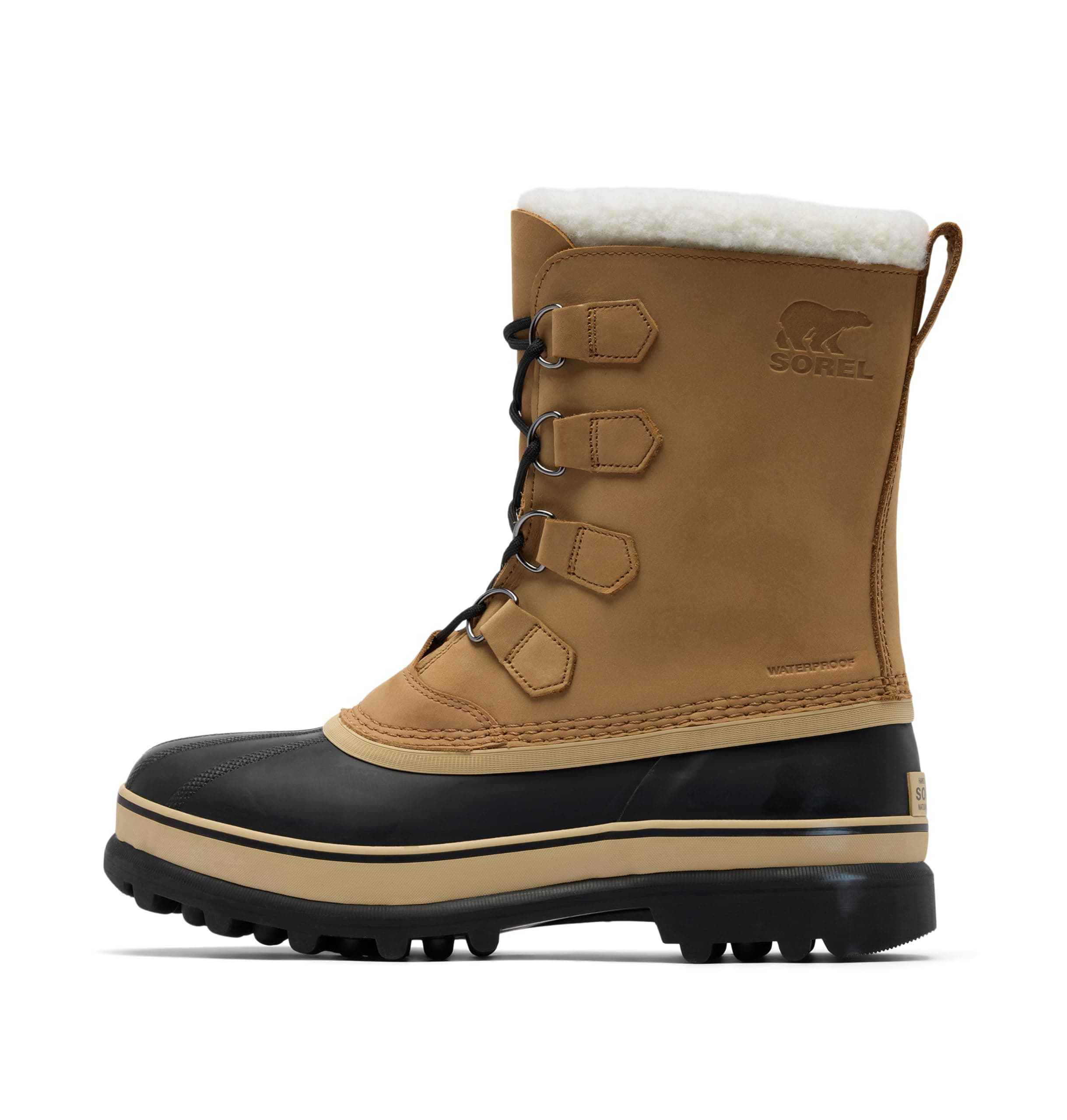SOREL Men's Caribou Waterproof Boot - Buff - Size 12 thumbnail 7