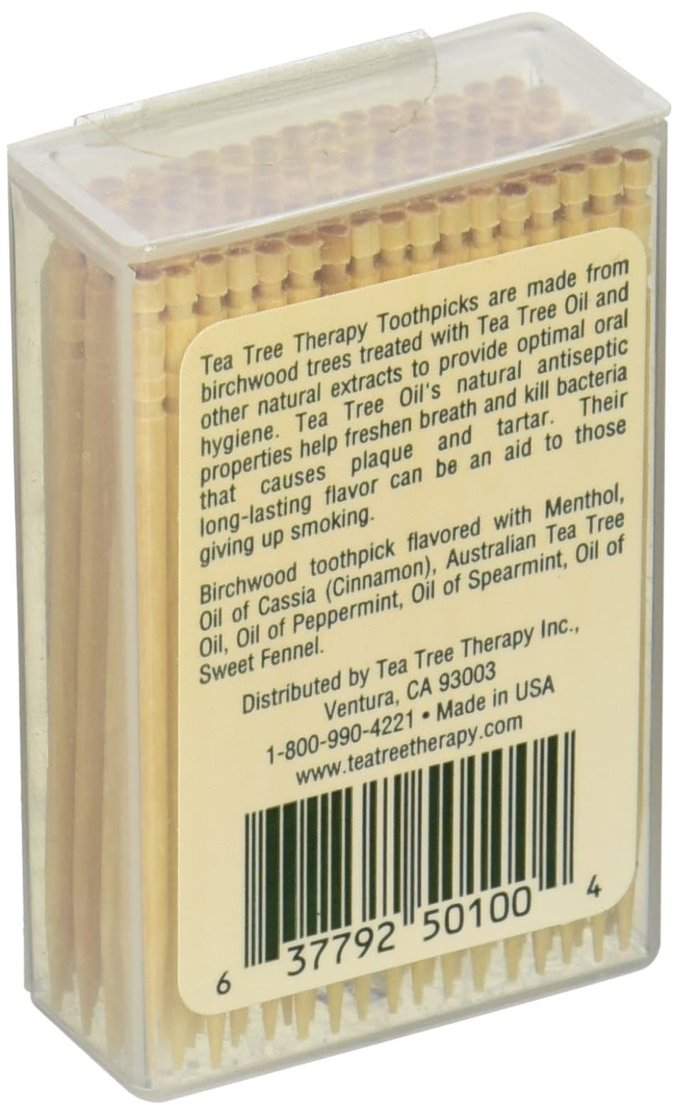 Tea Tree Therapy Mint Toothpicks 100 Ct (Pack of 1) thumbnail 2