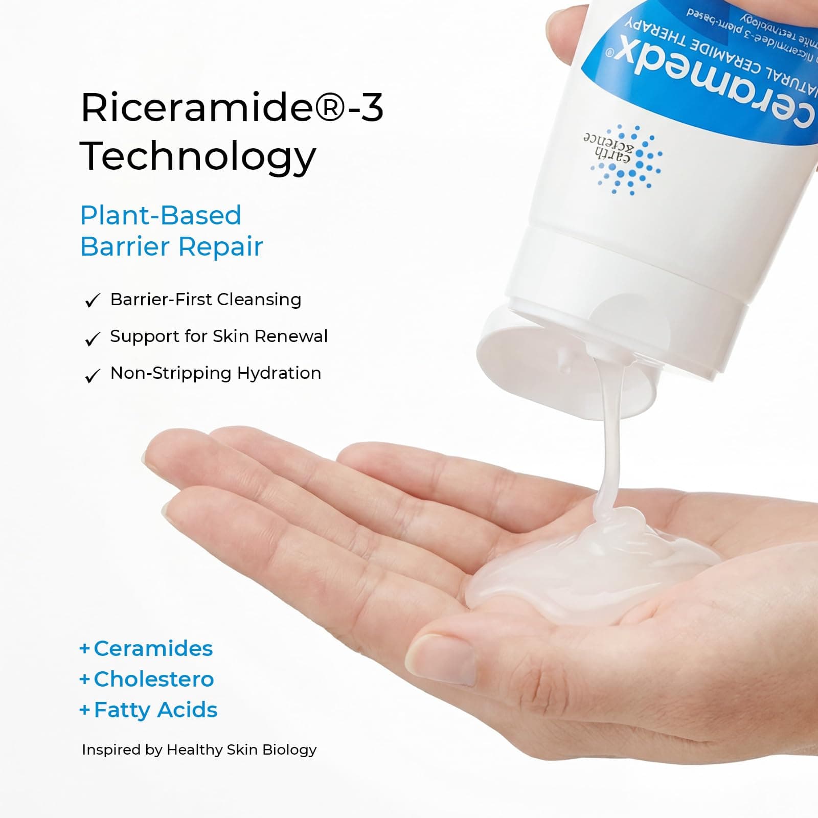 Ceramedx - Extra Gentle Body Cleanser | Natural Ceramide Cleanser for Dry, Sensitive Skin | Cruelty Free, Vegan & Fragrance Free | 6 fl oz thumbnail 3