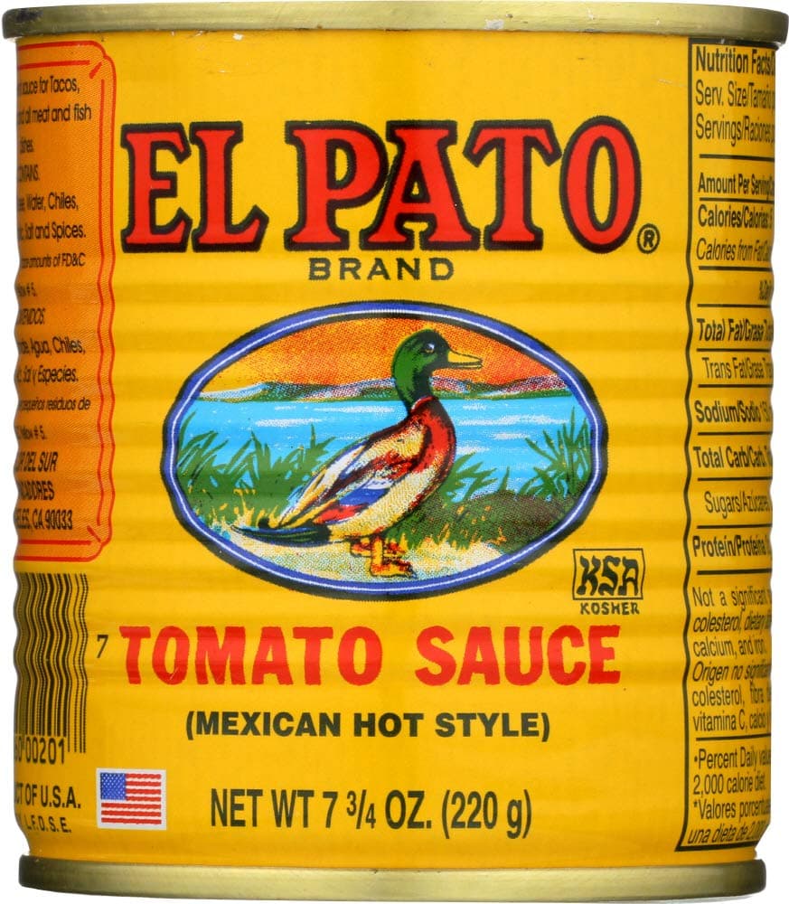 El Pato Sauce Hot Tomato 7.75 Oz
