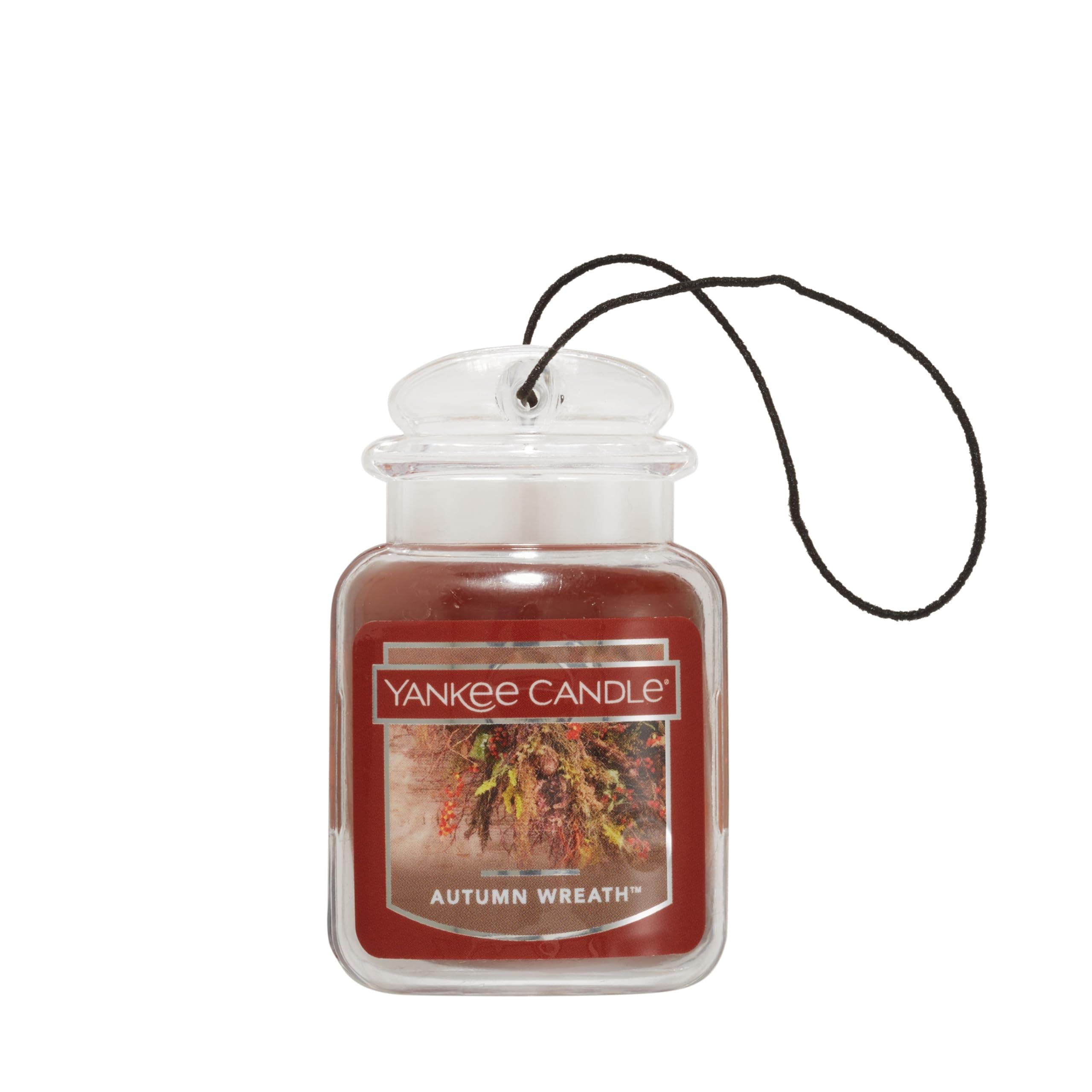 Yankee Candle Car Jar Ultimate Air Freshener, Hanging Car Air Freshener, Long Lasting Car Fragrance (Autumn Wreath) thumbnail 2