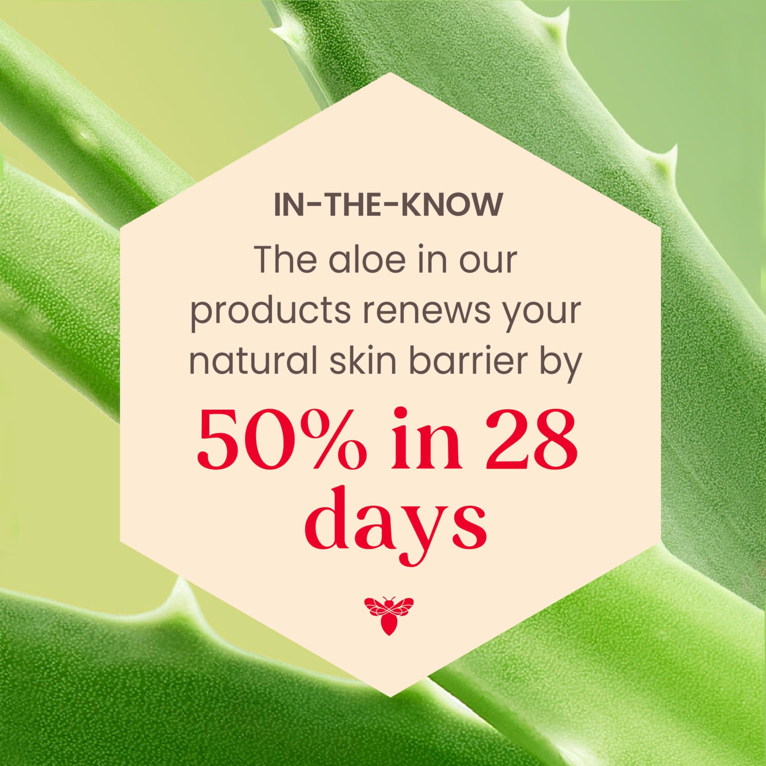 Burt's Bees SPF 30 Calming Day Face Lotion With Aloe and Rice Milk for Sensitive Skin, Sunscreen Face Lotion Soothes Redness and Irritation, 99.4 Percent Natural Origin Skin Care, 1.8 oz. Tube thumbnail 7