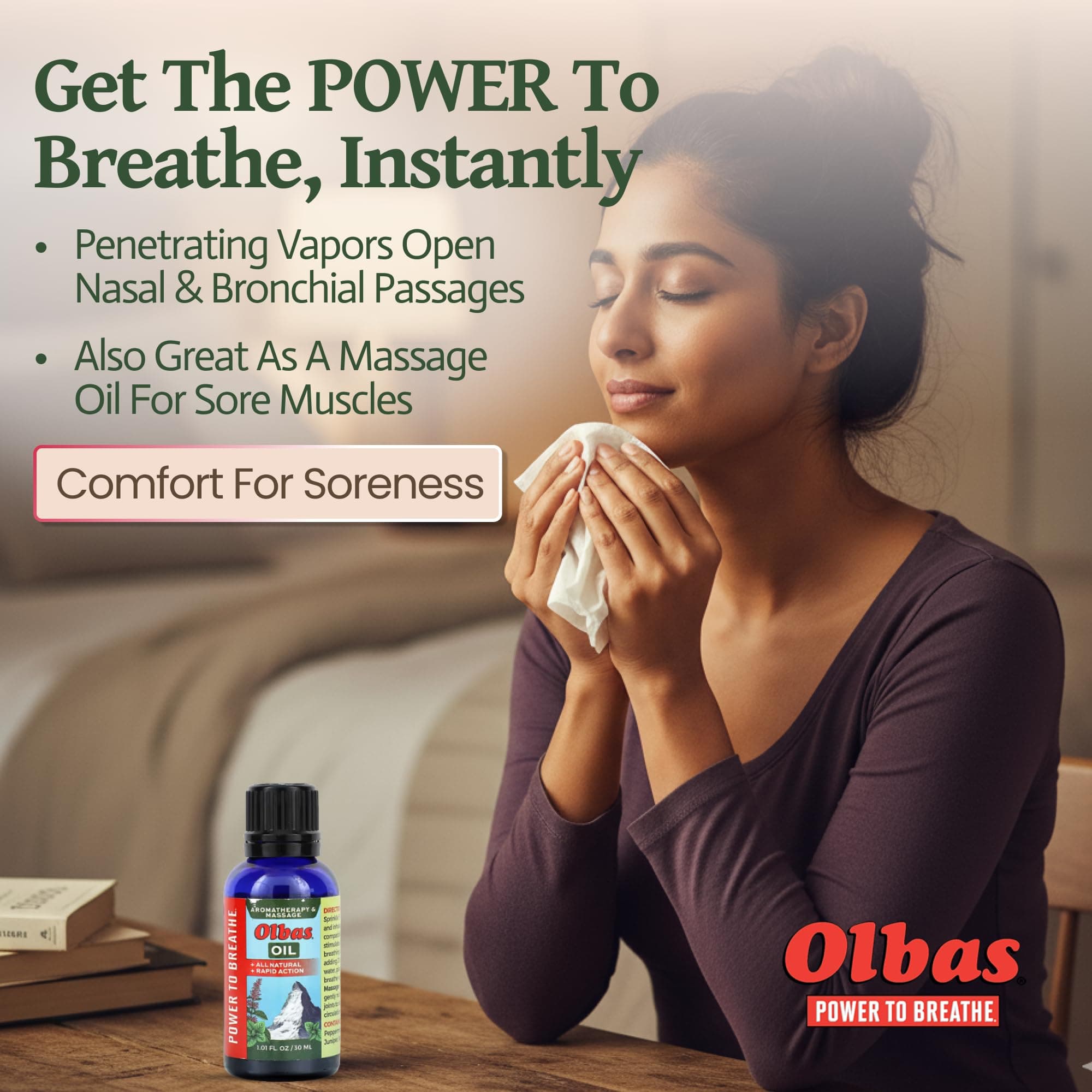 Olbas Massage and Aromatherapy Oil, 1.01 Fl Oz,Body Massage Oil, Swiss Herbal Remedies with Pure Essential Massage Oils for Muscle Relaxing and Soothing Comfort for Pain Relief. thumbnail 3
