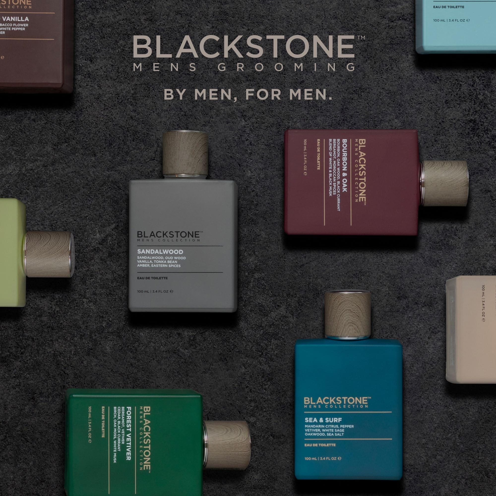 Blackstone Mens Collection Eau de Toilette – Sea & Surf | Men’s Fragrance, Fresh & Long-Lasting Cologne with Mandarin, Sea Salt, Oakwood & Sage | Everyday Fragrance, Travel Size (3.4 Fl Oz) thumbnail 4