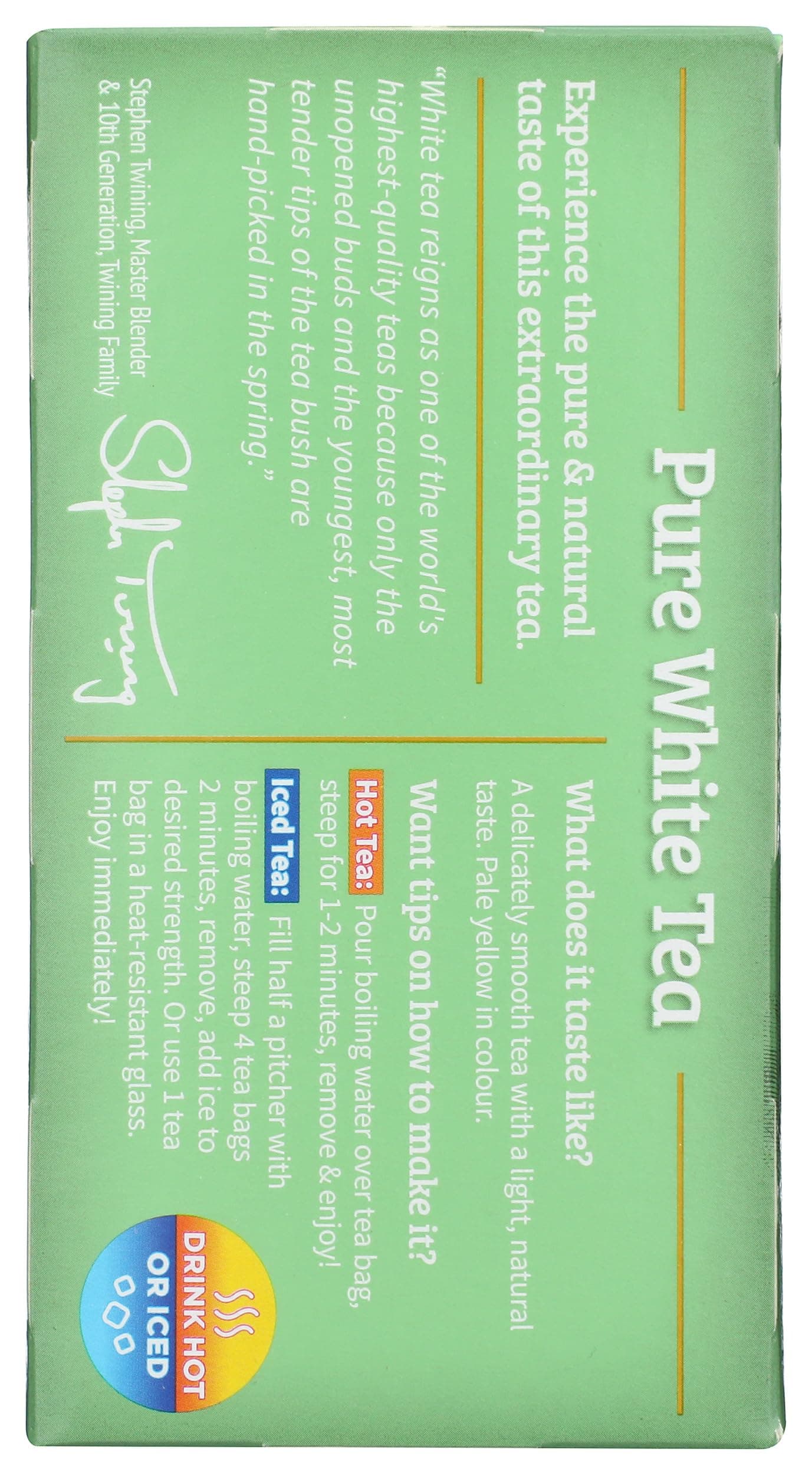 Twining Tea White Pure, 20 ct thumbnail 5