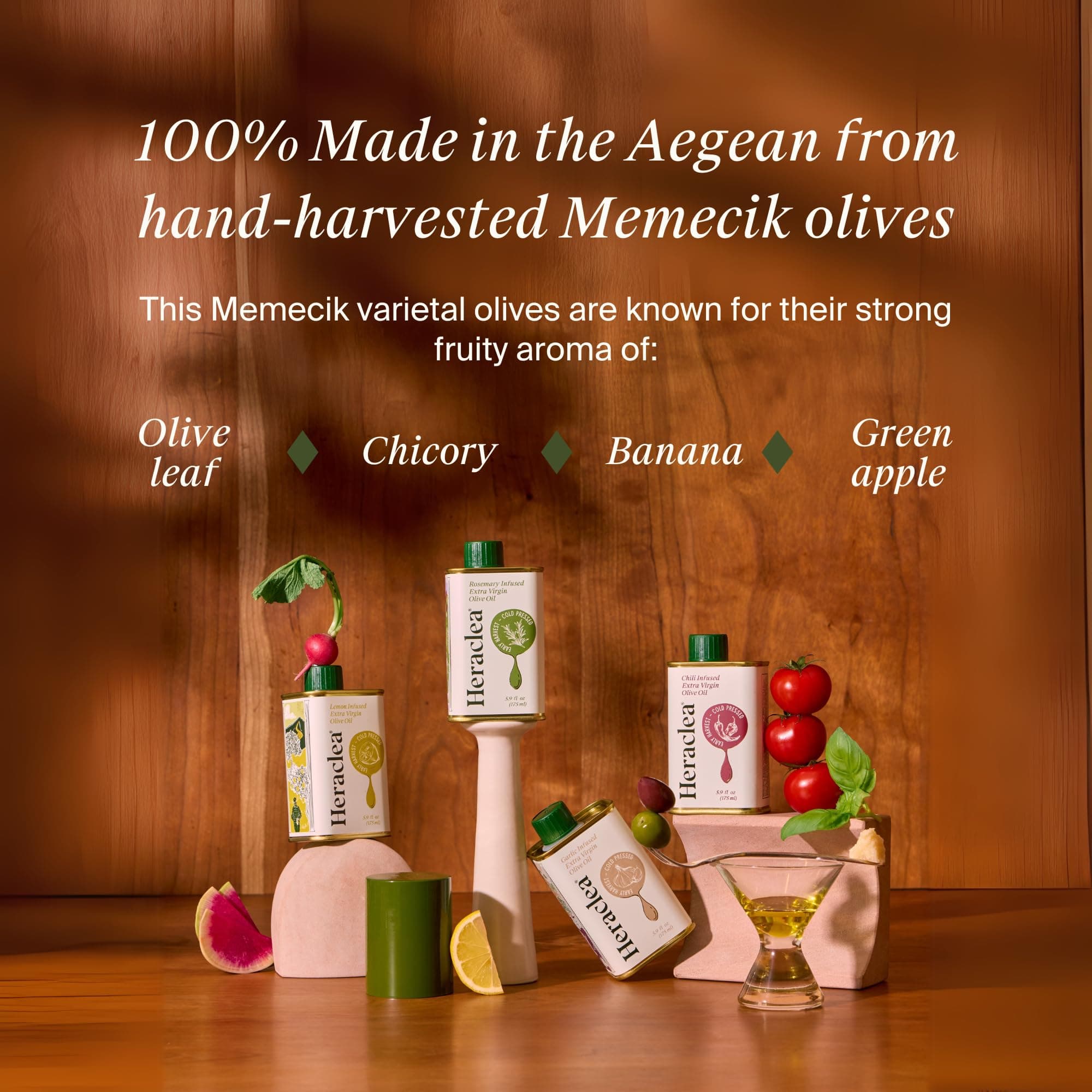Heraclea - Lemon Infused - Extra Virgin Olive Oil - Extra Virgin - Cold Pressed - Polyphenol Rich EVOO - 5.9oz Bottle thumbnail 8