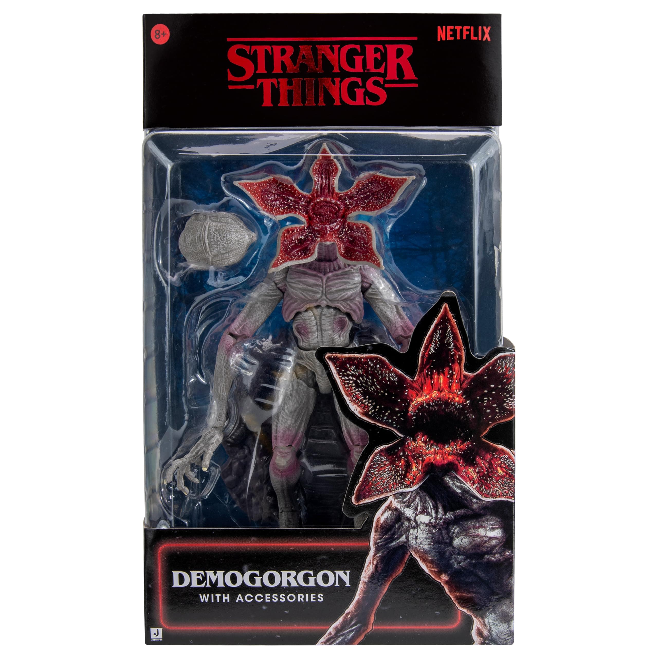 Stranger Things Demogorgon Upside Down Collector Figure - 6-Inch Highly Detailed Figure with Alternate Head and Environmental Display Base