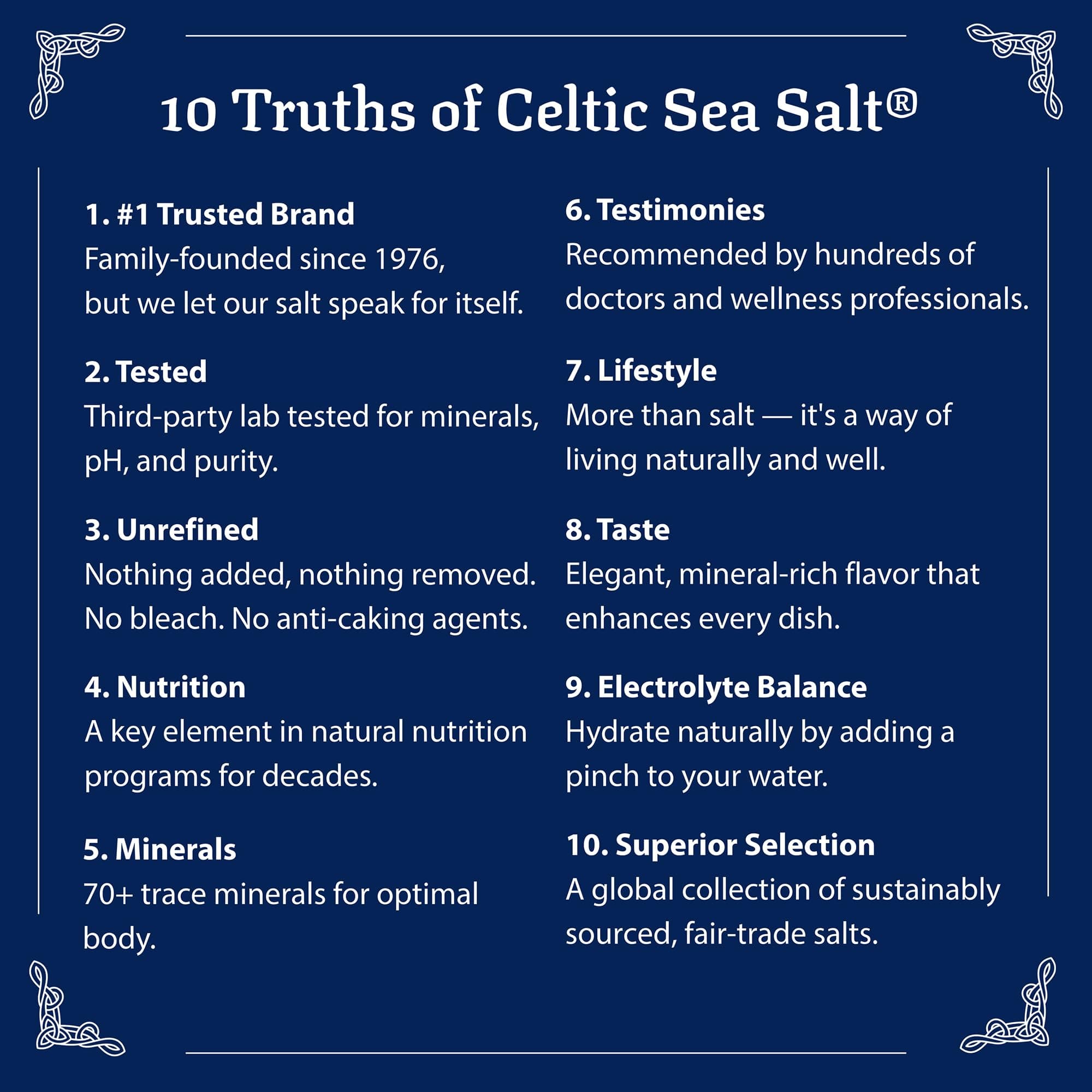 Celtic Sea Salt Light Grey Coarse – Unrefined Mineral Salt, 70+ Trace Minerals, Sustainably Harvested, GMP Certified – Cooking, Finishing, Hydration, Grinder Use – ½ Pound Resealable Bag thumbnail 9