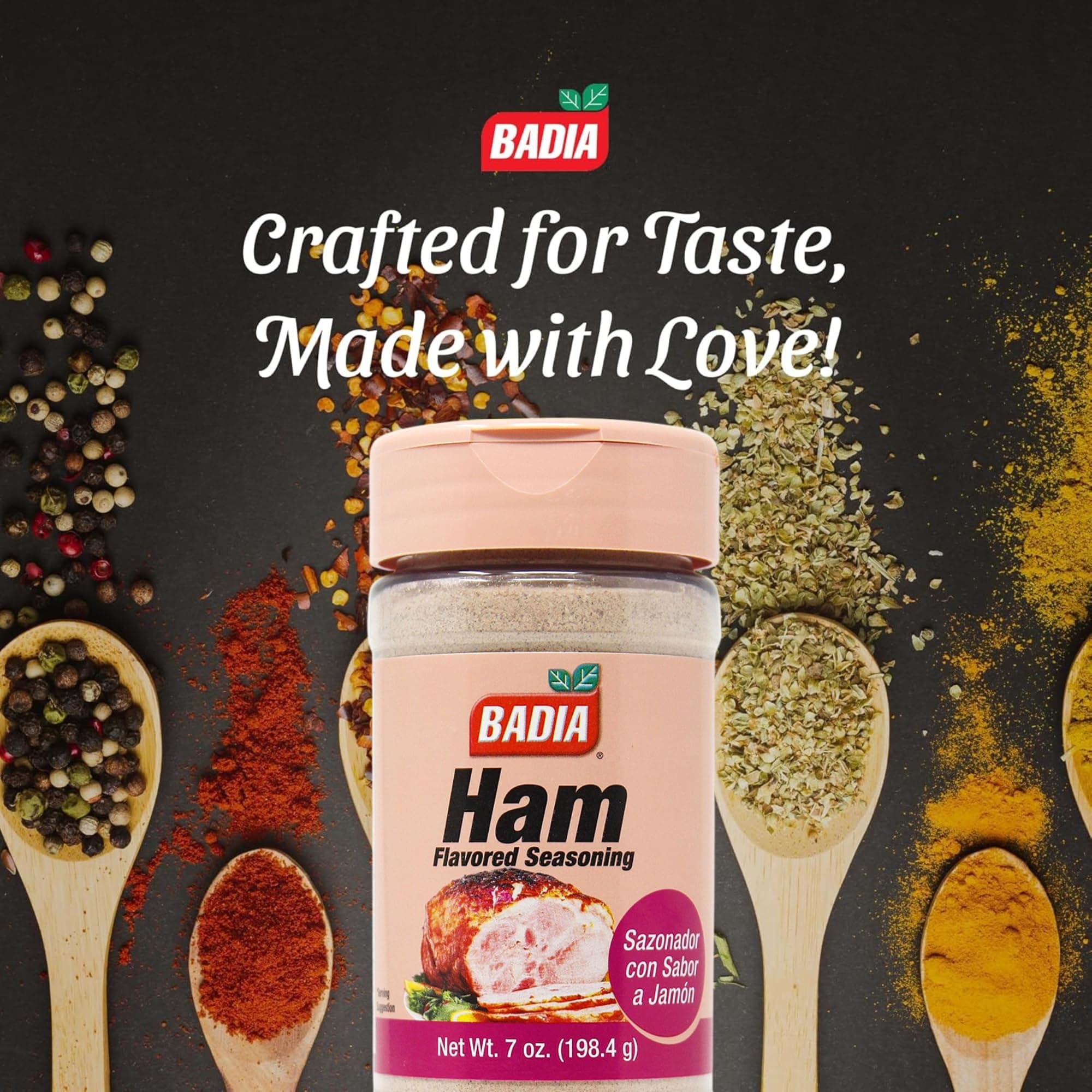 Badia Ham Seasoning 7 oz – Savory Natural Ham Flavor for Beans, Rice, Soups, Stews, & Charcuterie thumbnail 2