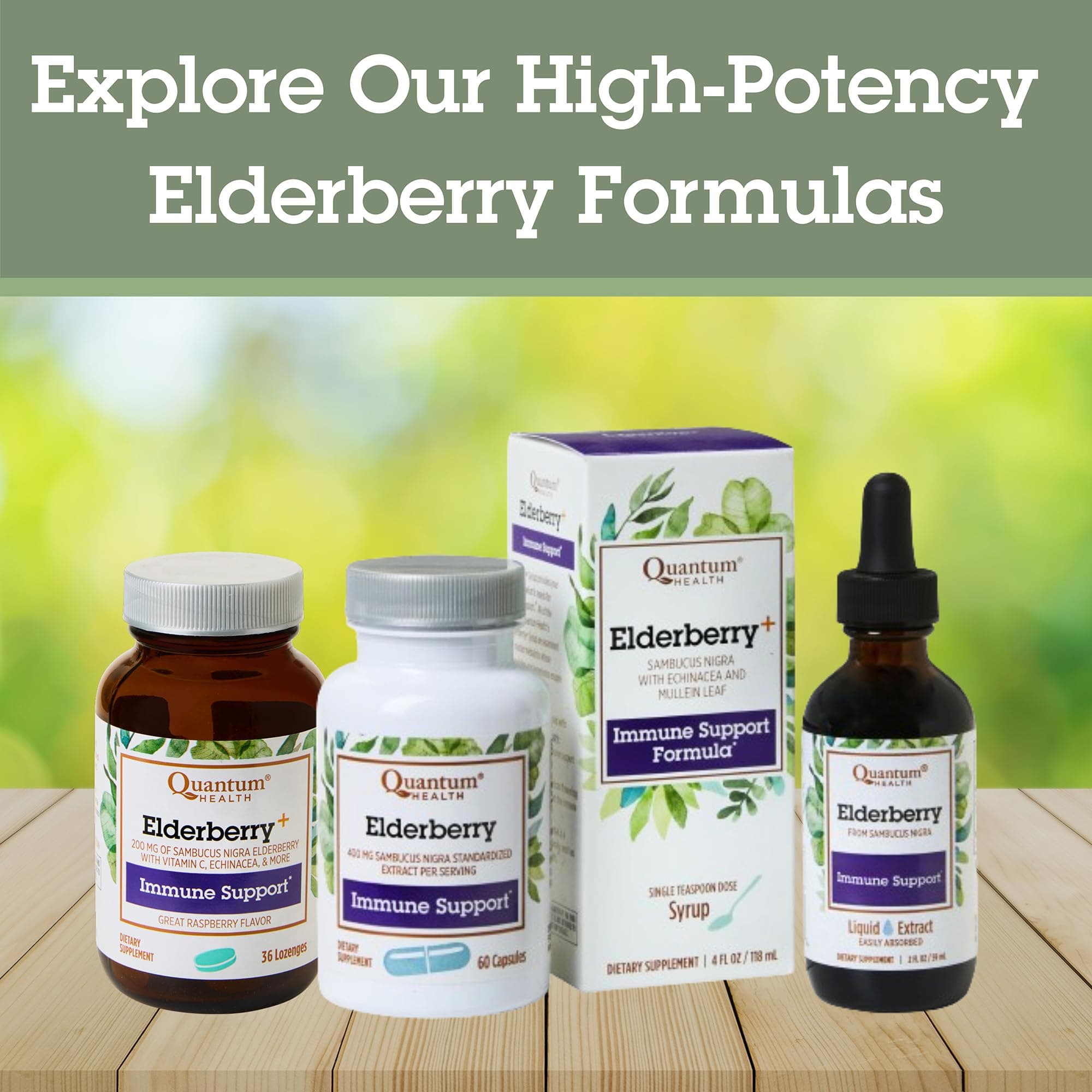 Quantum Health Black Elderberry Liquid Extract Sambucus Nigra Immune Support Formula 700mg - Daily Wellness Boost of Potent Antioxidants for Women & Men - High Dose, Fast Absorption, Vegan - 2 Fl Oz thumbnail 7
