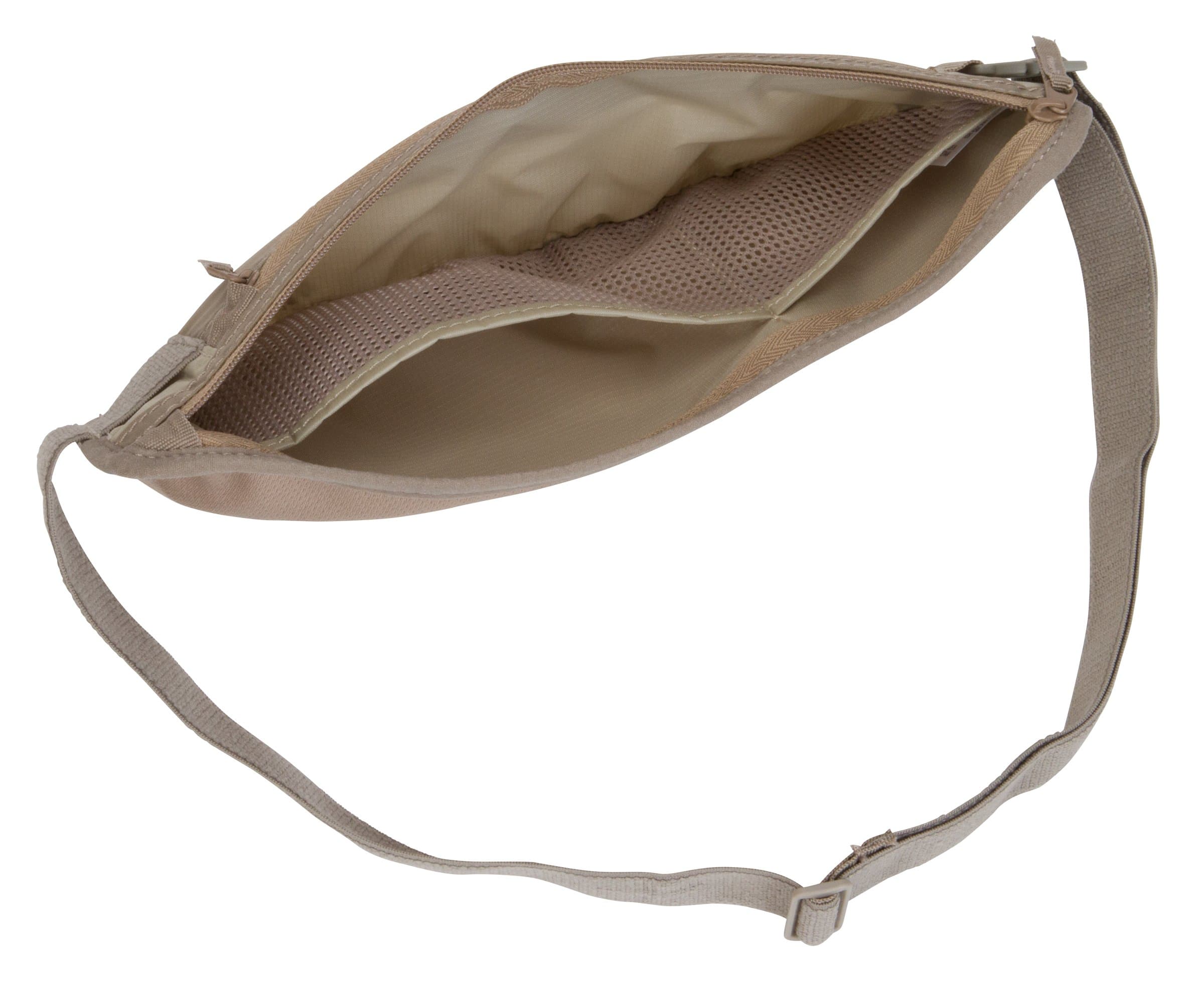 Eagle Creek Undercover Hidden Pocket - Travel Money Belt Deluxe for Men and Women, Khaki_DLX thumbnail 6