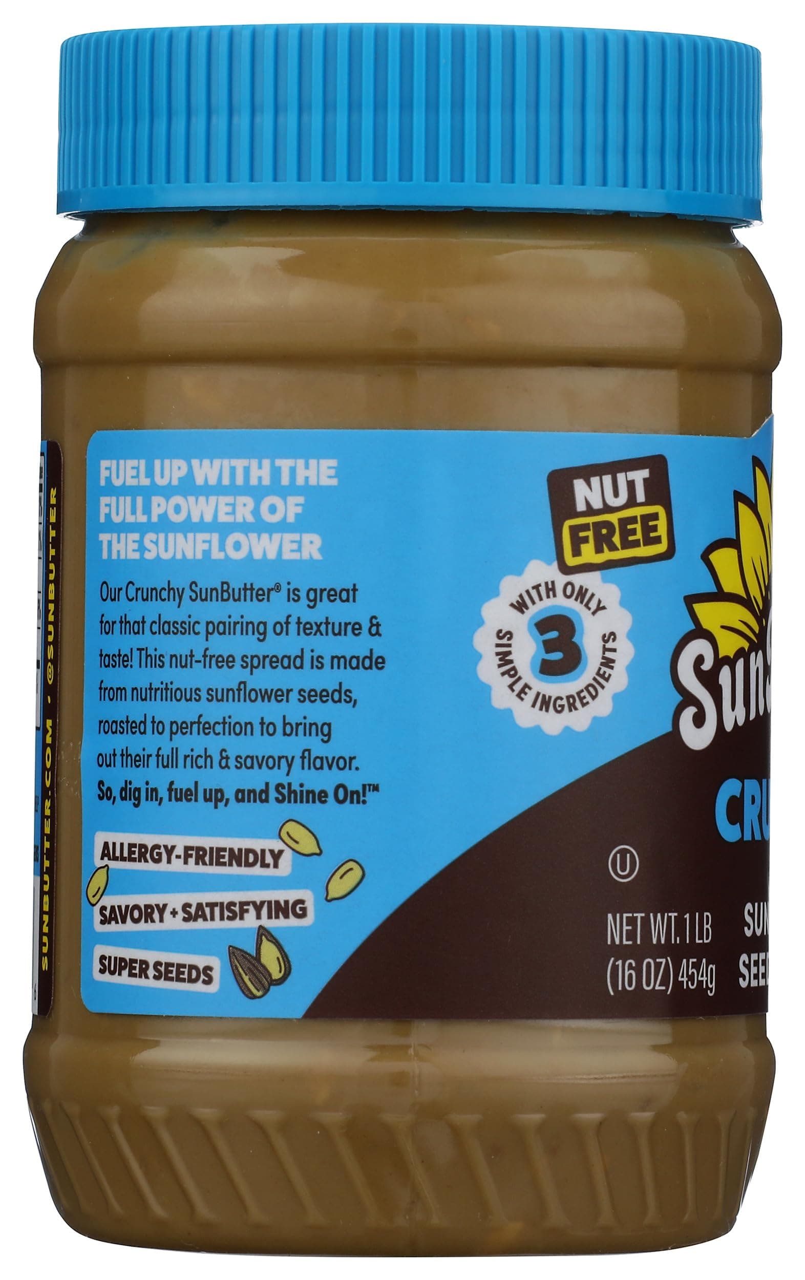 Sunbutter Natural Crunch Sunflower Seed Spread, 16 Ounce thumbnail 6