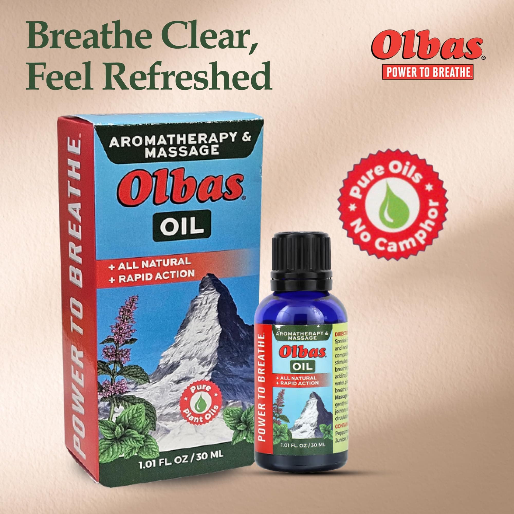 Olbas Massage and Aromatherapy Oil, 1.01 Fl Oz,Body Massage Oil, Swiss Herbal Remedies with Pure Essential Massage Oils for Muscle Relaxing and Soothing Comfort for Pain Relief. thumbnail 8