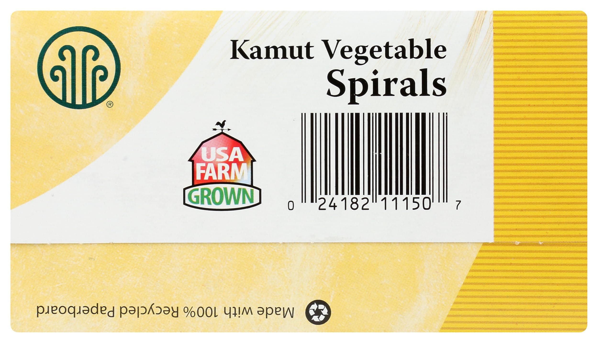 Eden Organic Kamut Vegetable Spirals, 12 oz, 100% Whole Grain, Non-GMO, thumbnail 8