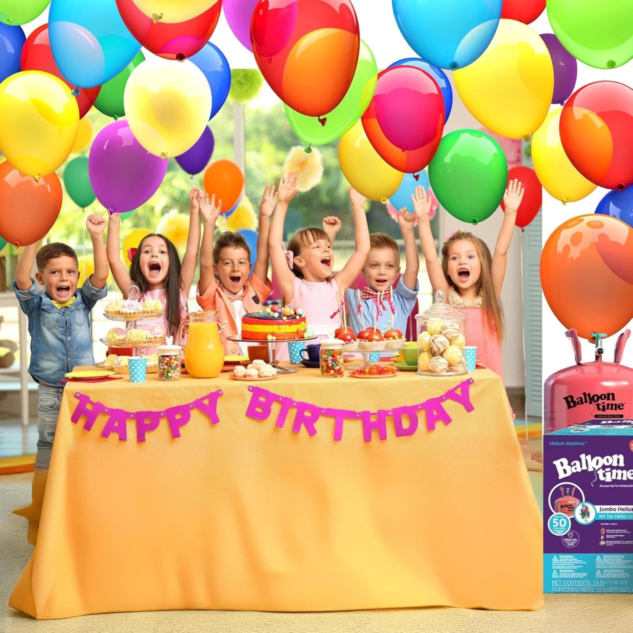 Helium Tank for Balloons At Home Disposable Helium Tank 14.9 cu.ft for Party, Birthday thumbnail 3