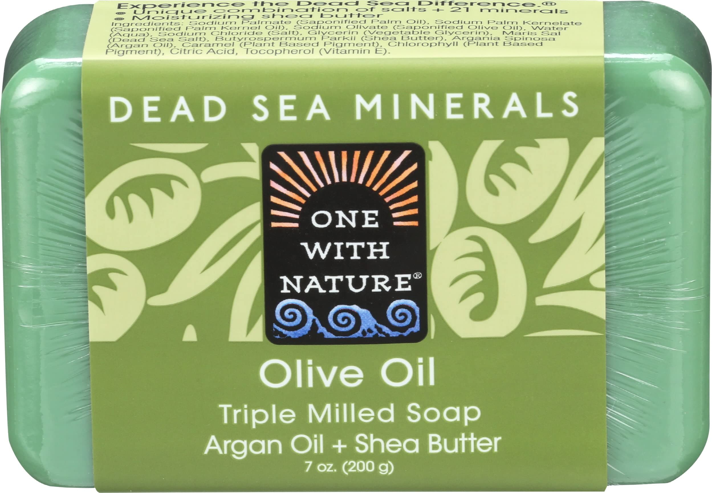 One With Nature Dead Sea Mineral Olive Oil Bar Soap - 7 Oz thumbnail 2
