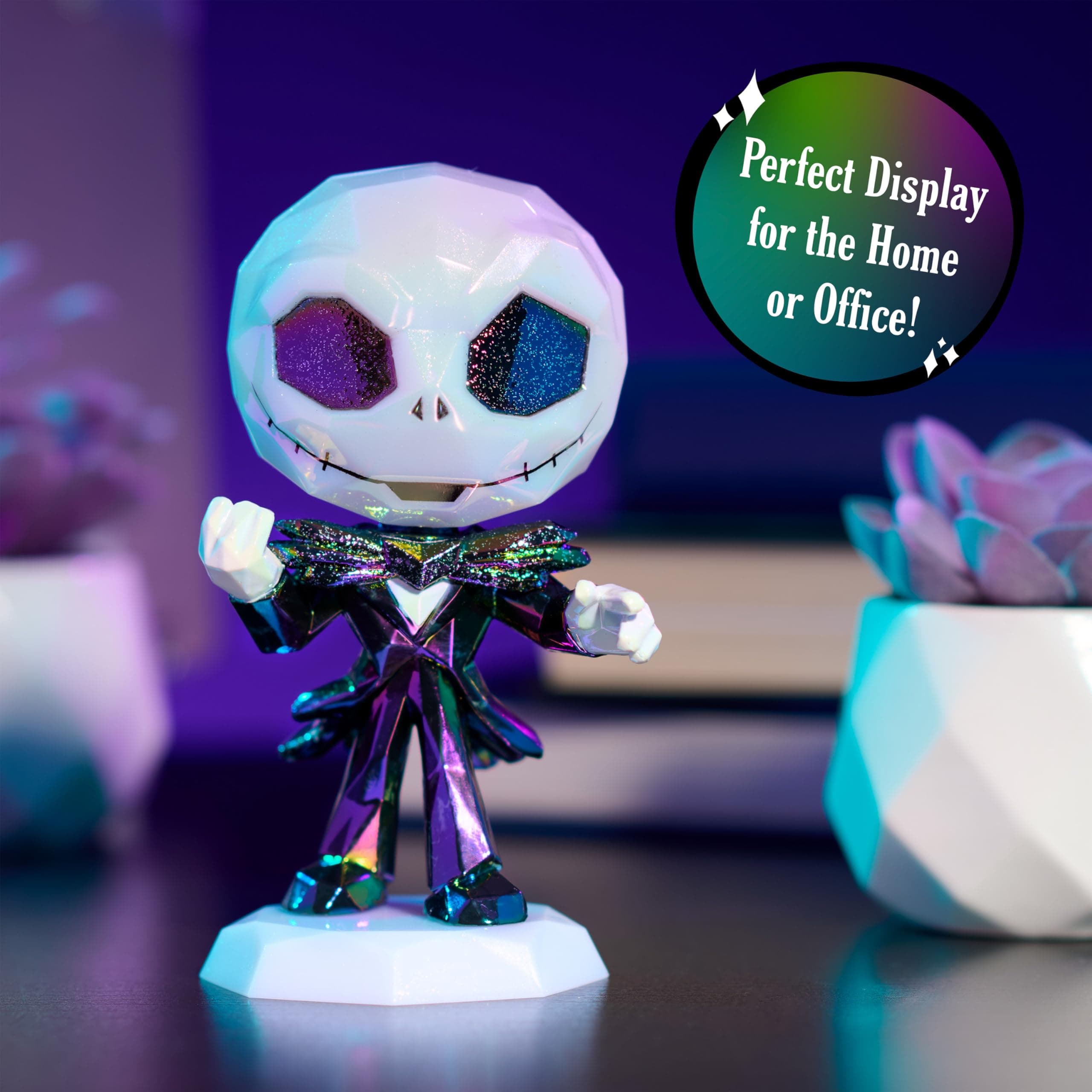 Disney Tim Burton's The Nightmare Before Christmas 5-inch Collectible Jack Skellington Bobblehead Figure with Sparkle Finish, Toy for Fans, Girls, Boys, Kids Ages 3 and Up by Just Play thumbnail 4