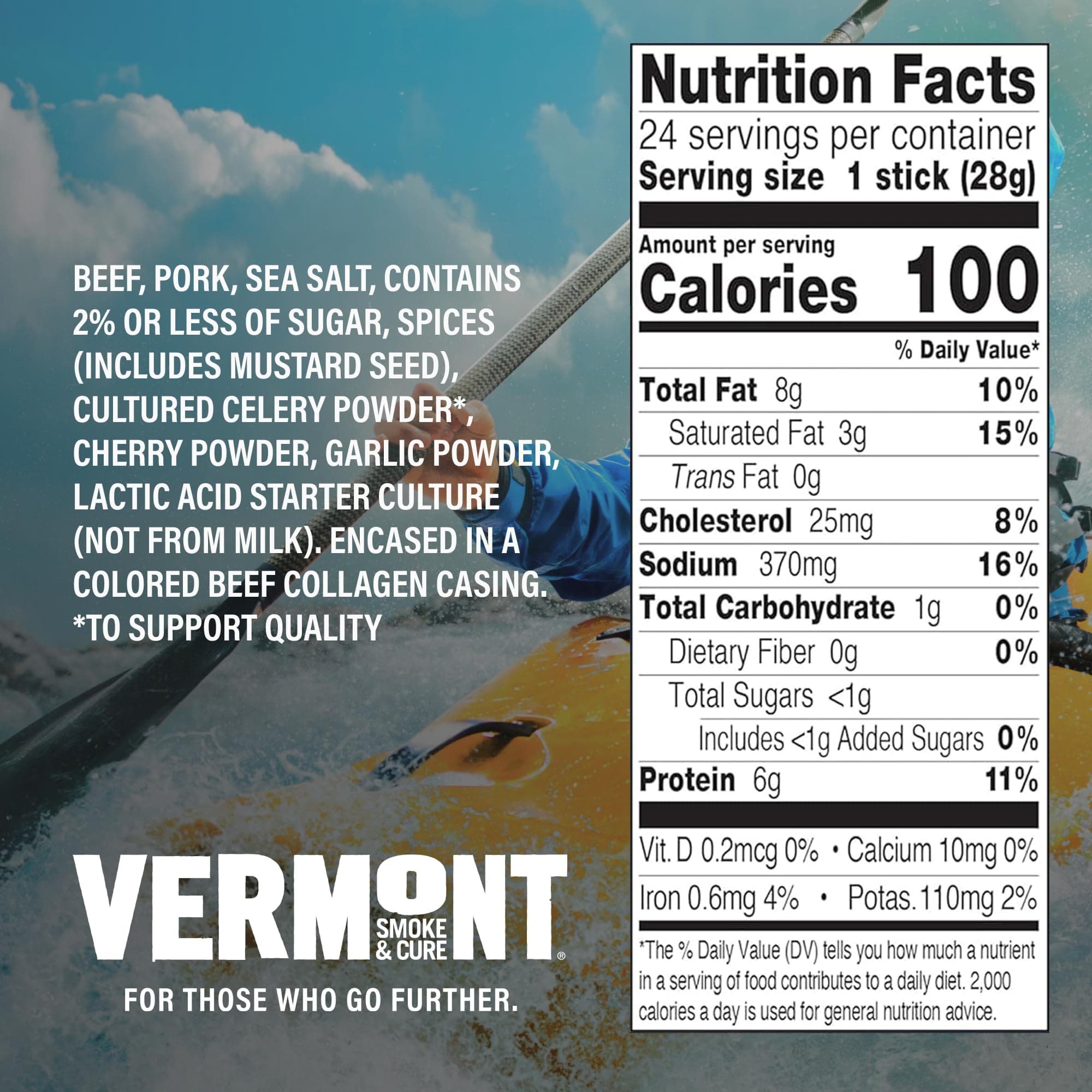 VERMONT SMOKE AND CURE Mini Meat Sticks Variety Pack, 6 OZ thumbnail 7