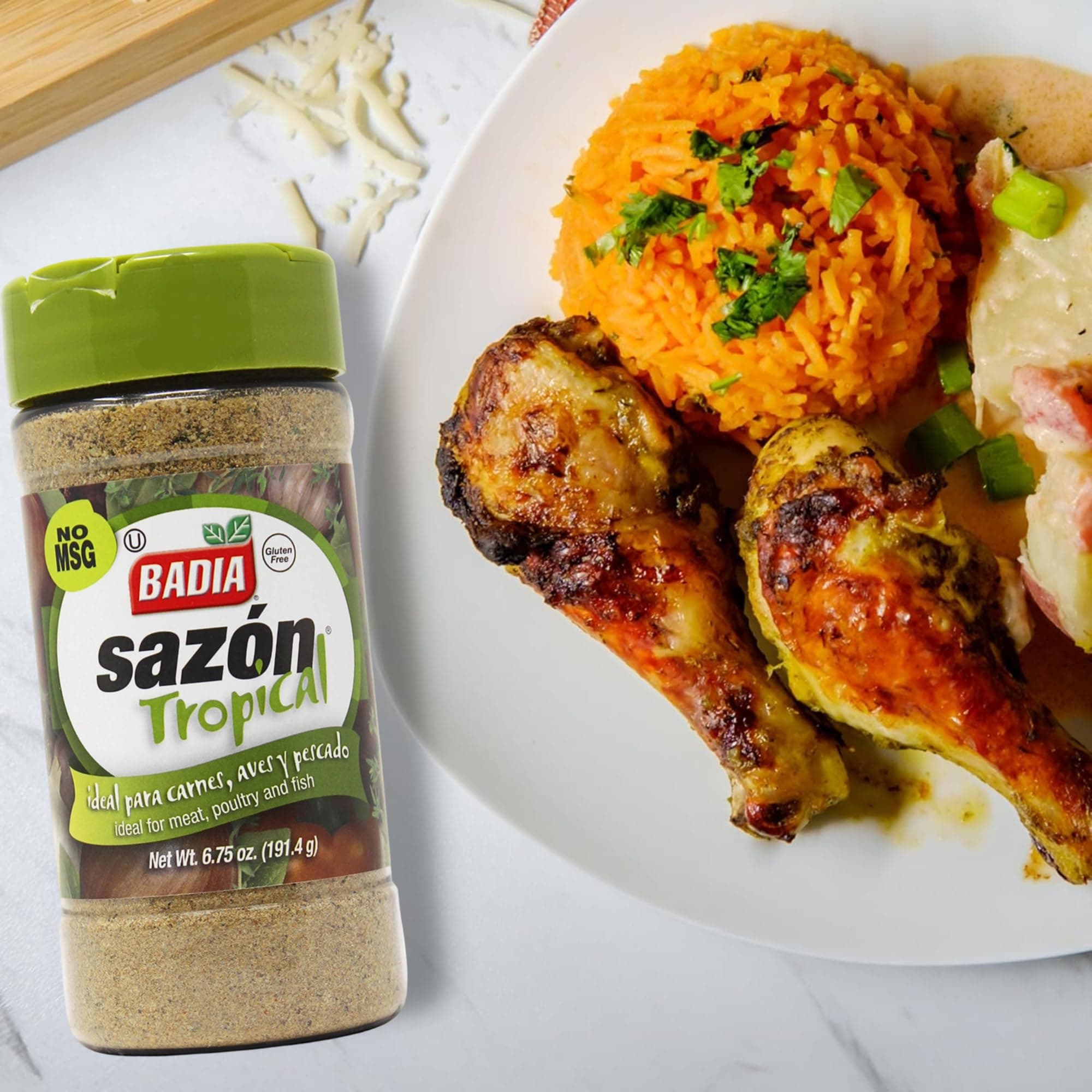 Badia Sazon Tropical, 6.75 oz - Zesty Blend for Meats, Poultry & Seafood thumbnail 4