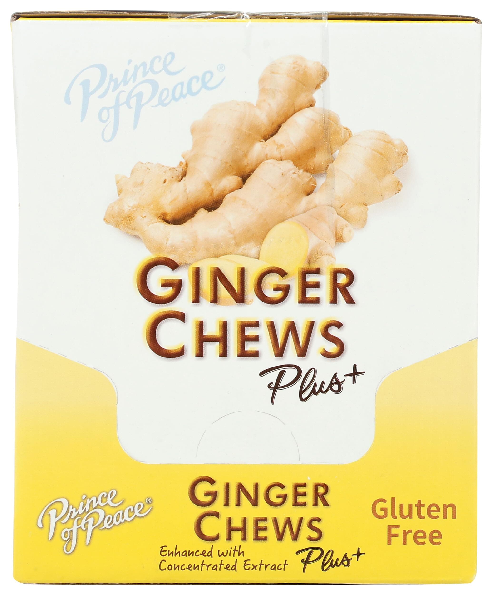 Prince Of Peace Original Flavor Ginger Chew Plus+, Gluten Free, 3 Ounces (Pack of 6) thumbnail 2