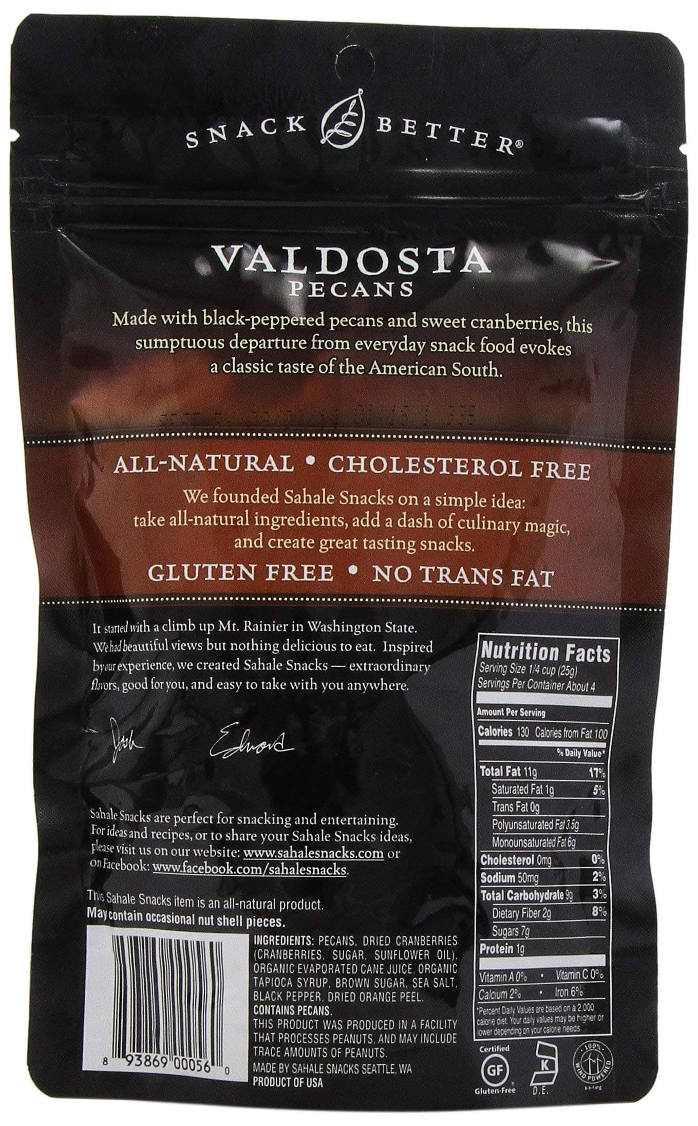 Sahale Snacks Valdosta Pecans, 4 Oz thumbnail 2