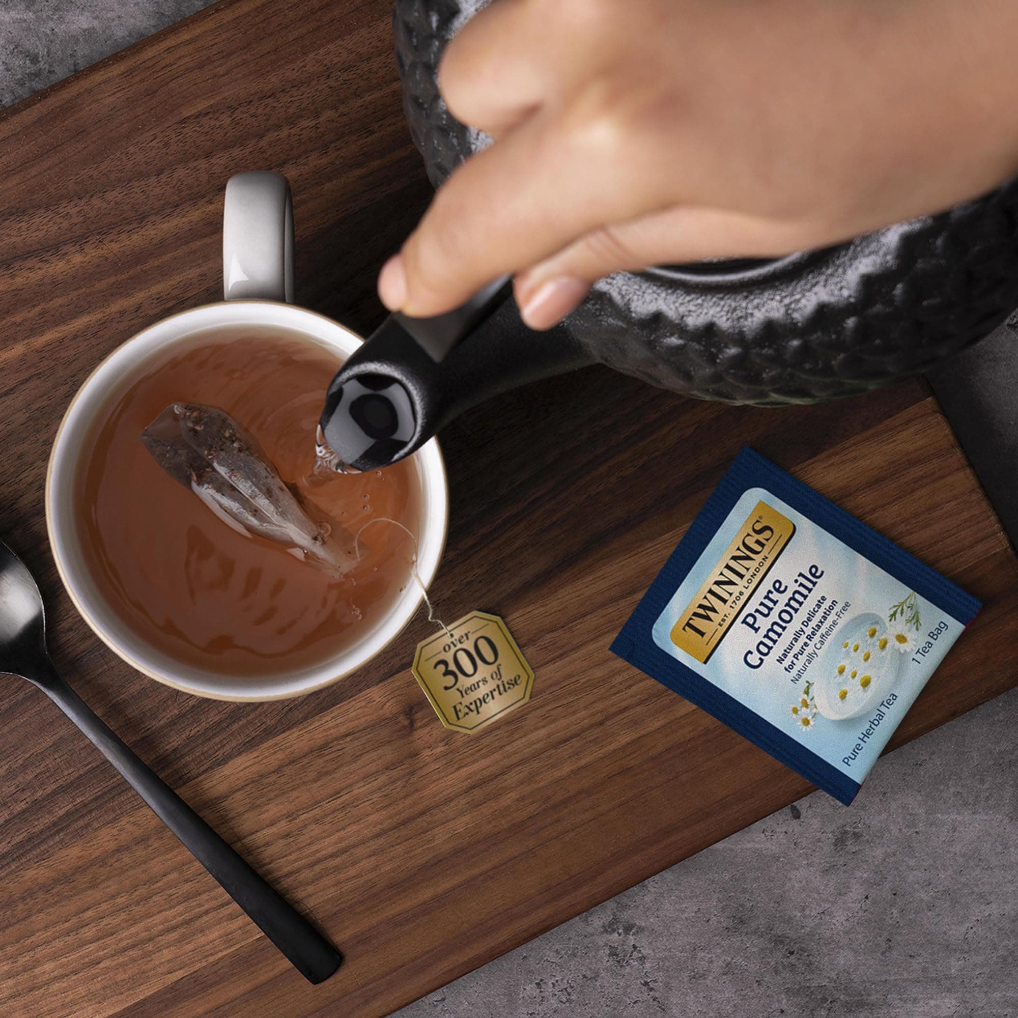 Twinings Pure Camomile Herbal Tea - Naturally Caffeine-Free Camomile Tea Bags Individually Wrapped, 50 Count Ea thumbnail 5