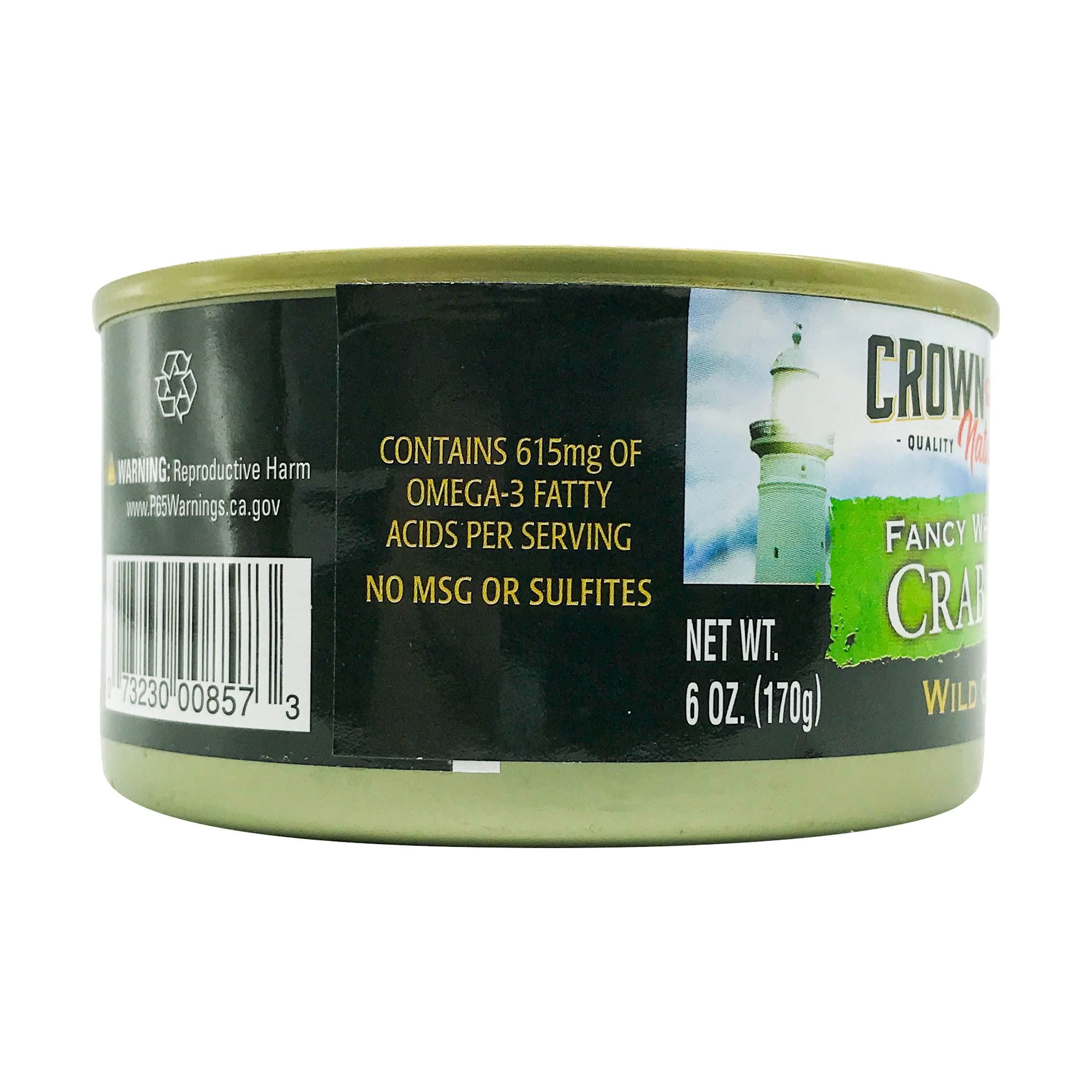 Crown Prince Fancy White Lump Crab Meat, 6 oz thumbnail 4